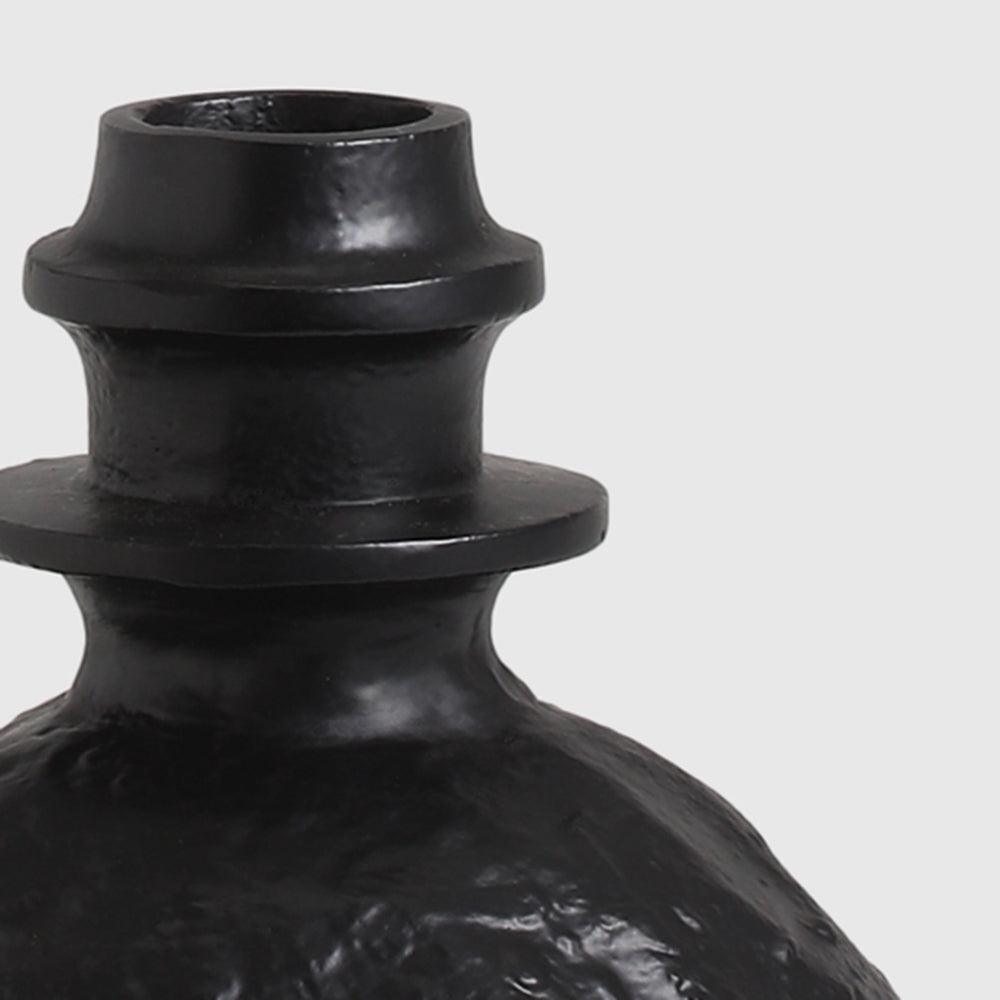 Deffi Black Aluminium Table Vase