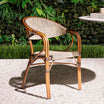 Thin Wizzy Beige Wicker Aluminium Outdoor Dining Chair