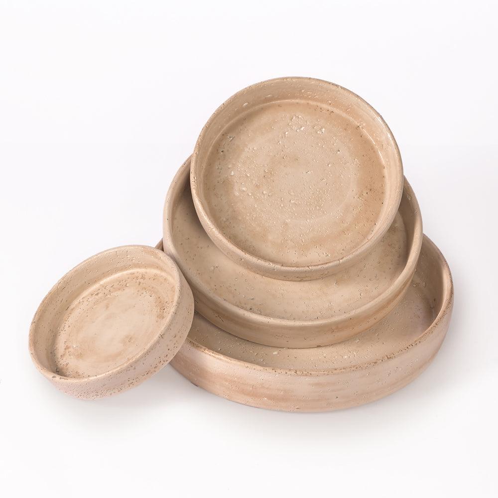 Amber Atrium Cement Bowl