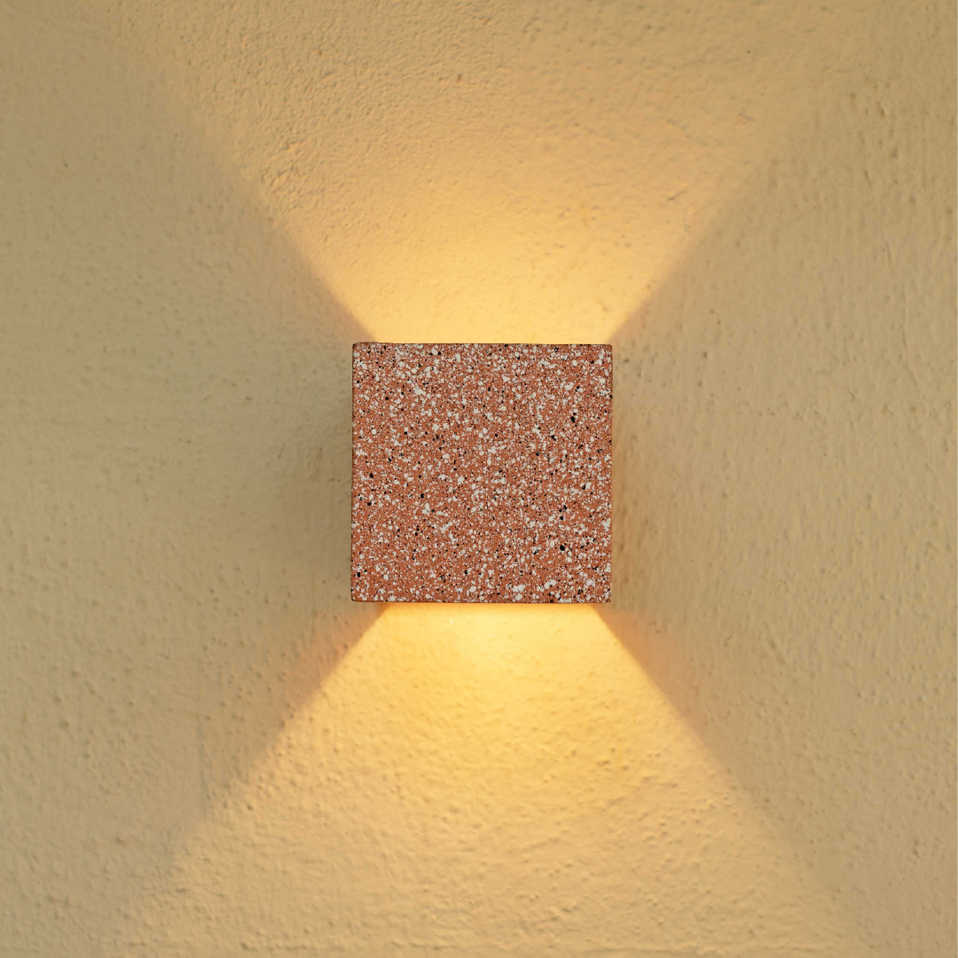 Sand Enclosed Wall Light