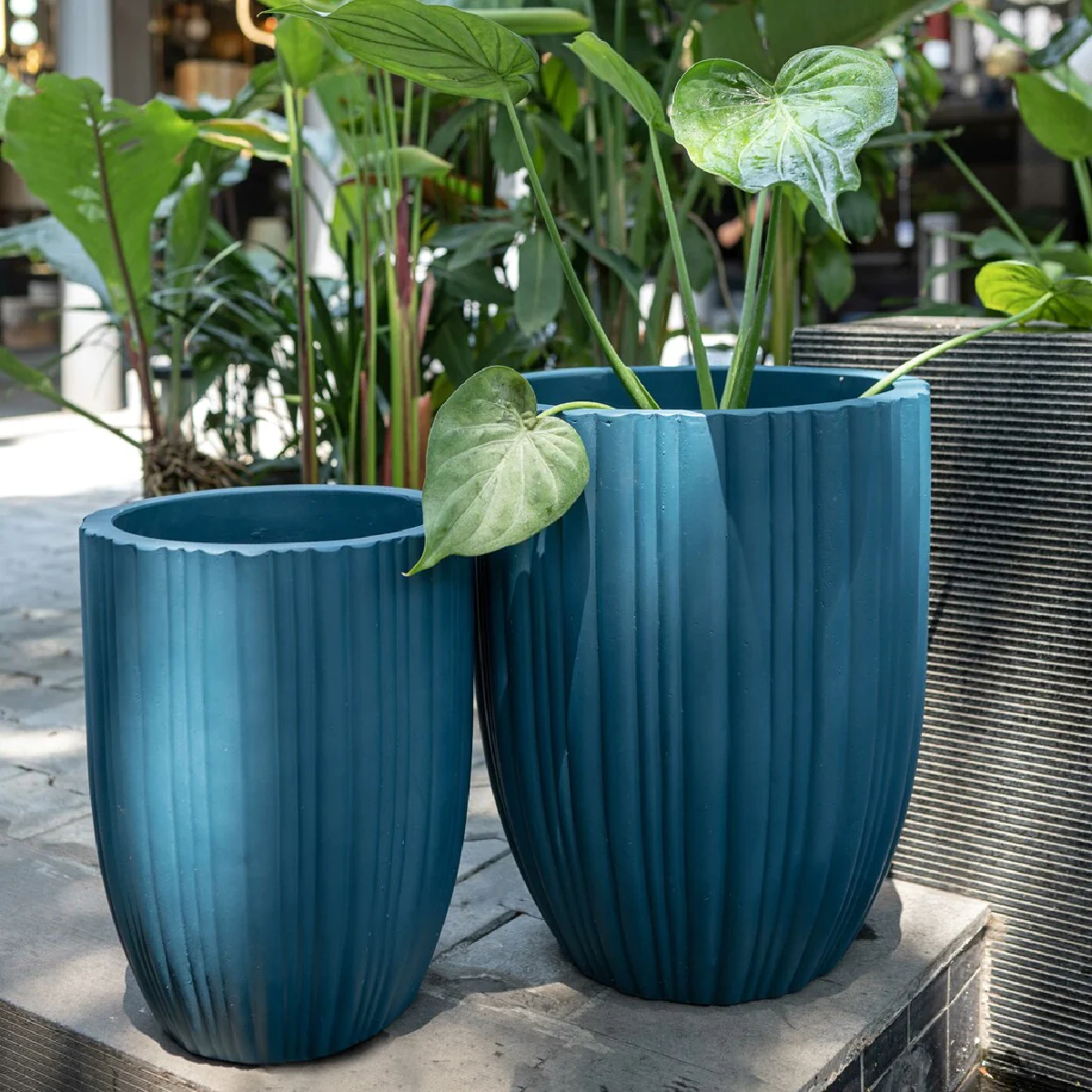 Teal Deal Planters