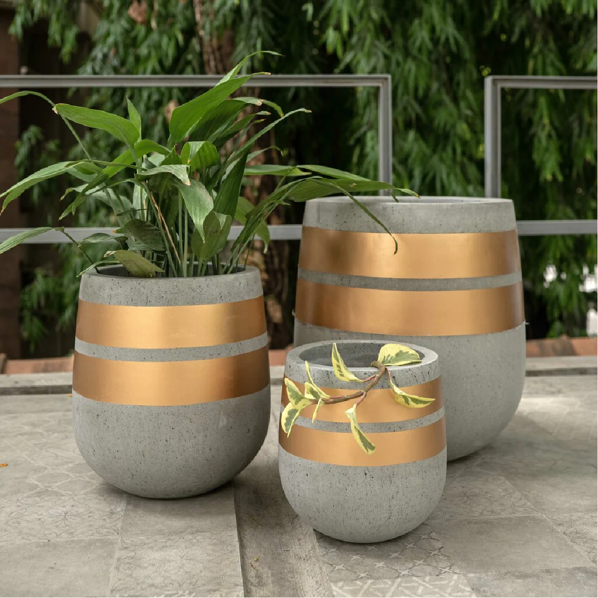 Striped Matter Planters