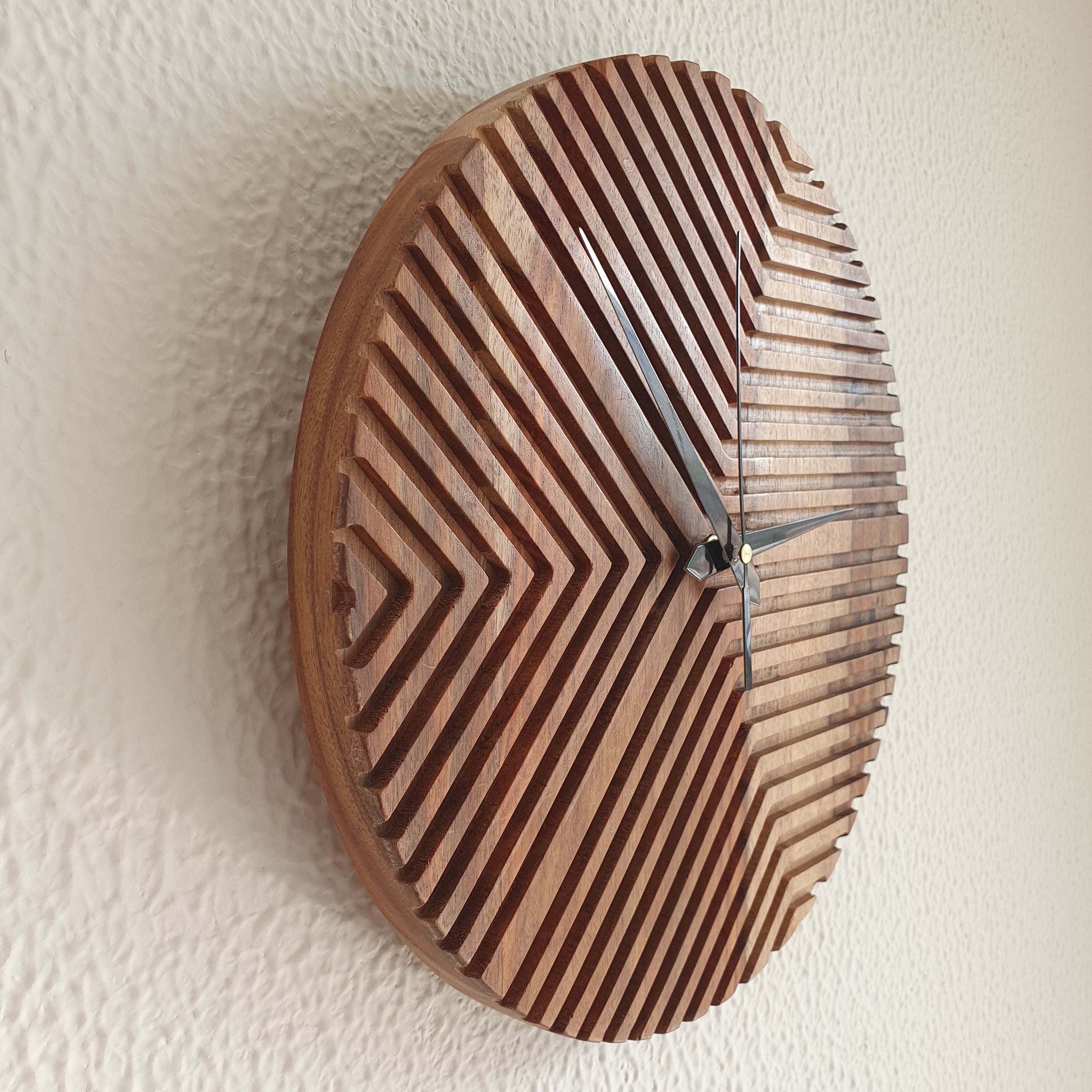 Debonair Wooden Clock