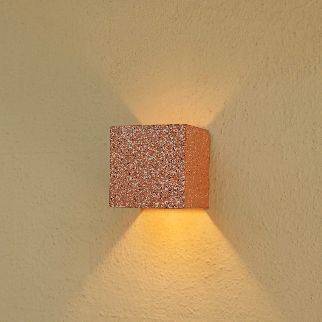 Sand Enclosed Wall Light