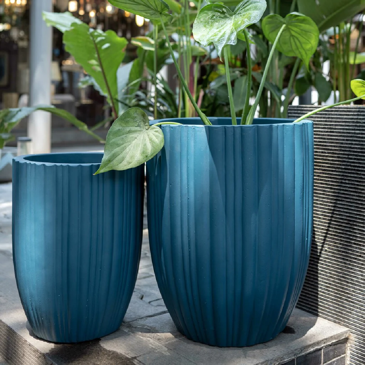 Teal Deal Planters