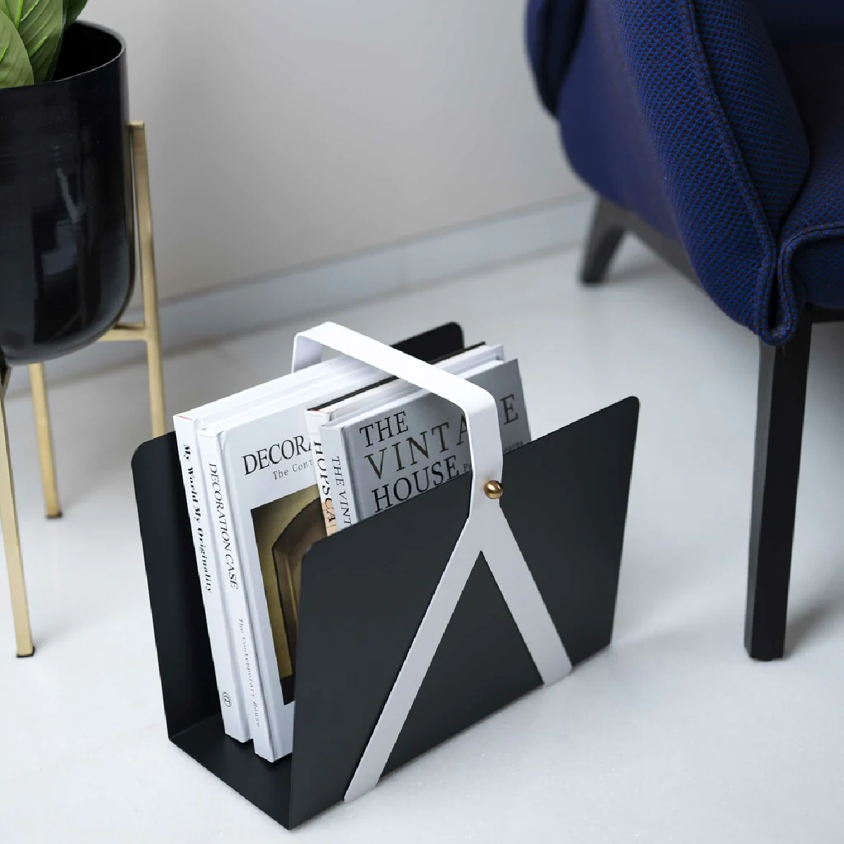 Constructed Bias Magazine Holder