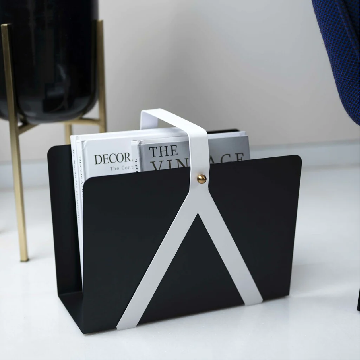 Constructed Bias Magazine Holder