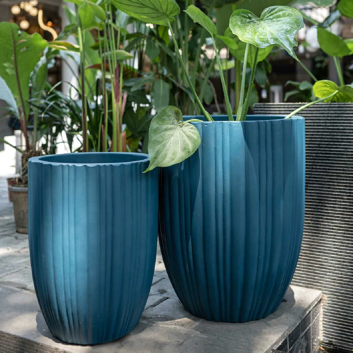 Teal Deal Planters