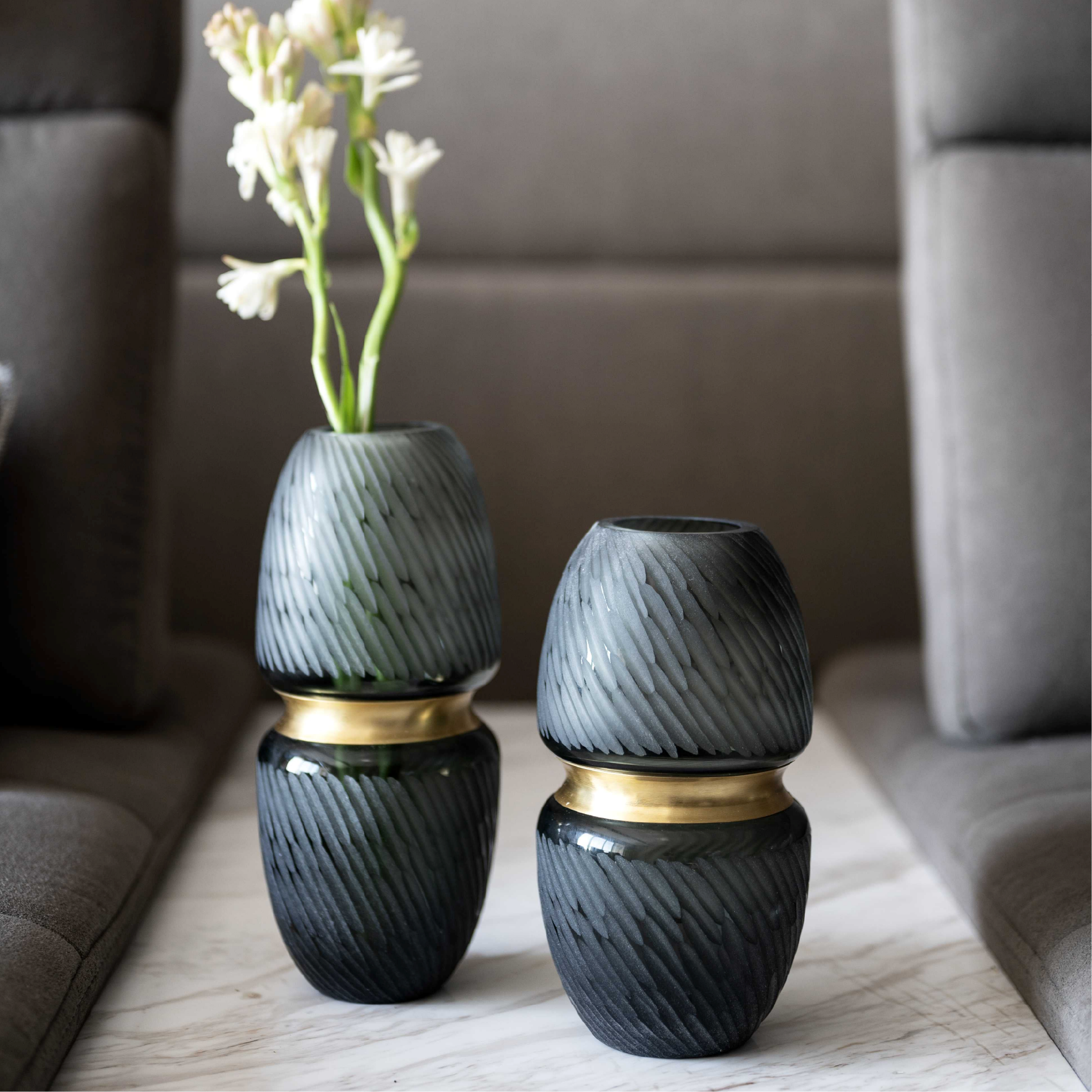 Cinched Vases (Set of 2)