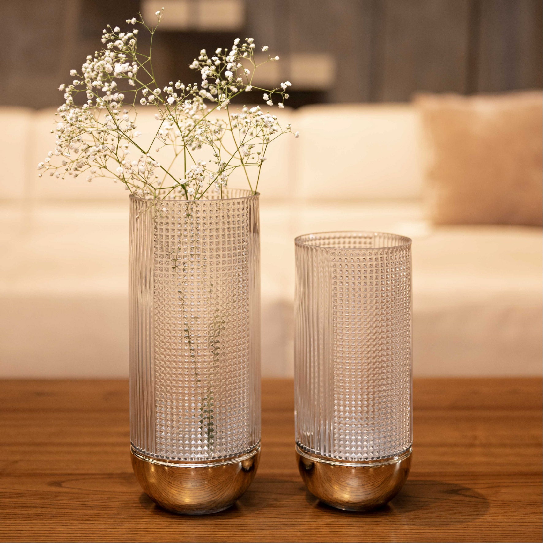 Gold Pot Vases (Set of 2)