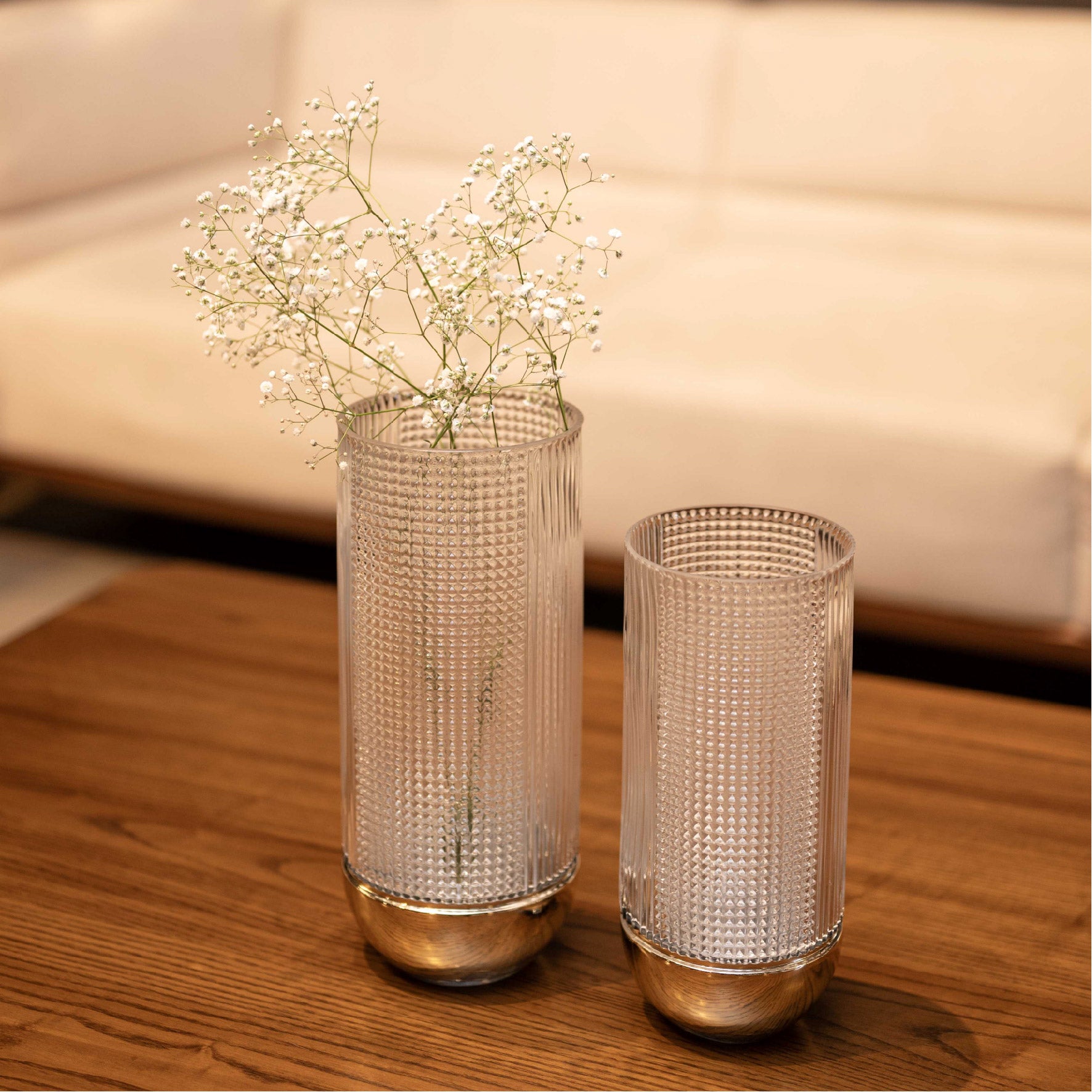 Gold Pot Vases (Set of 2)