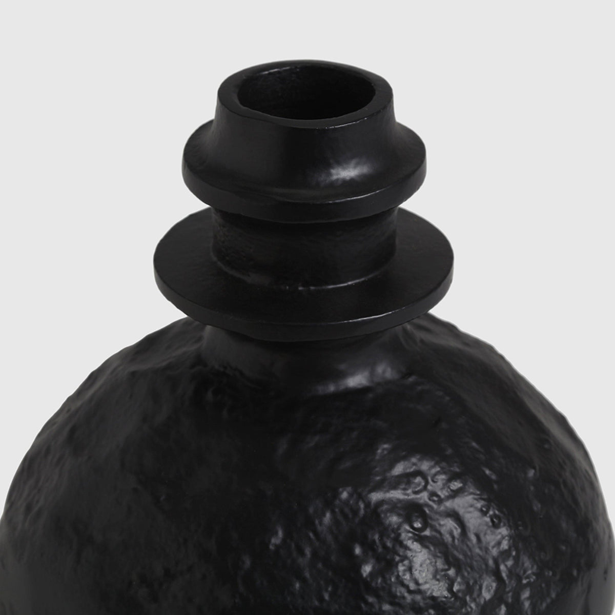Deffi Black Aluminium Table Vase