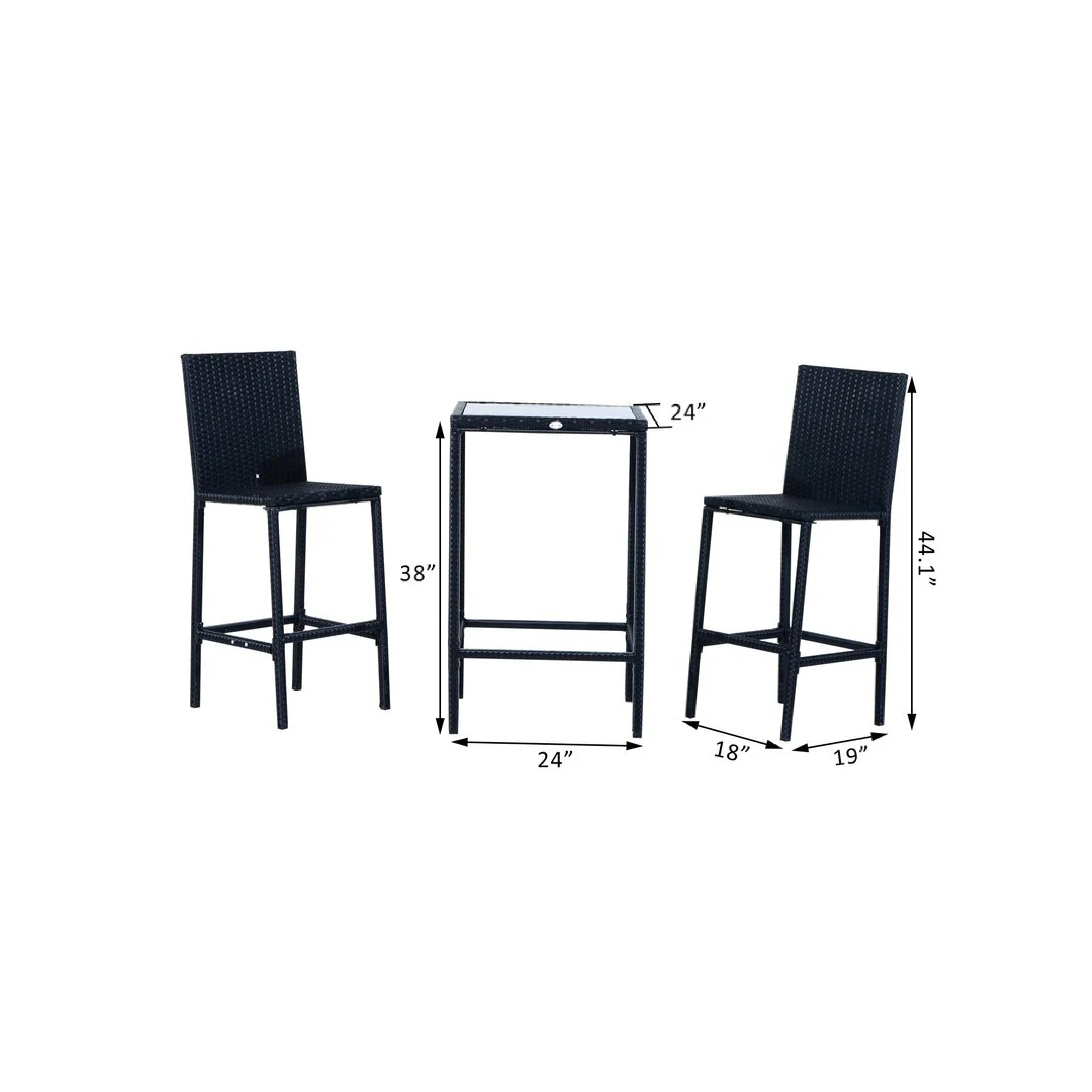 CANTU OUTDOOR PATIO BAR SETS