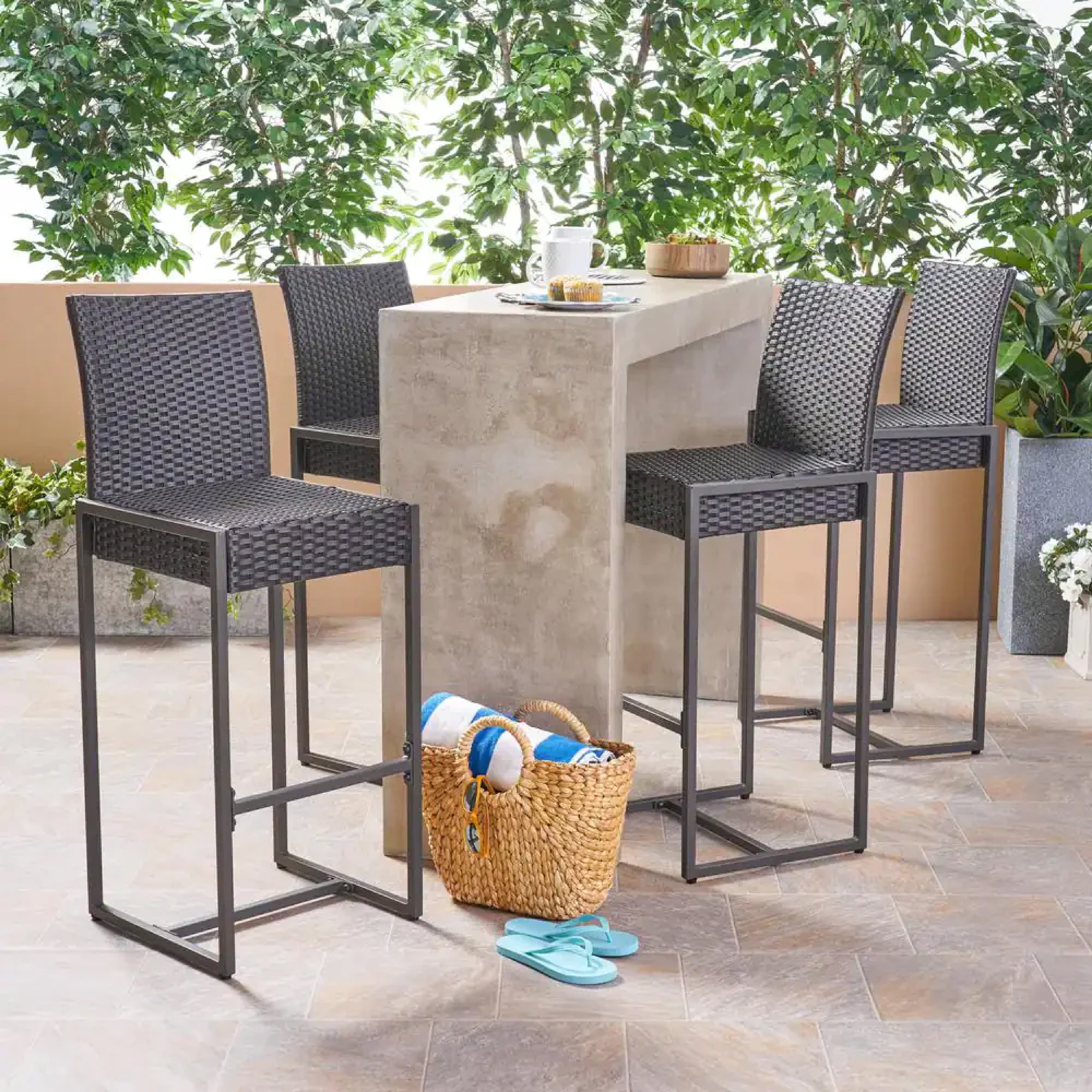 LADANZA OUTDOOR PATIO BAR CHAIR