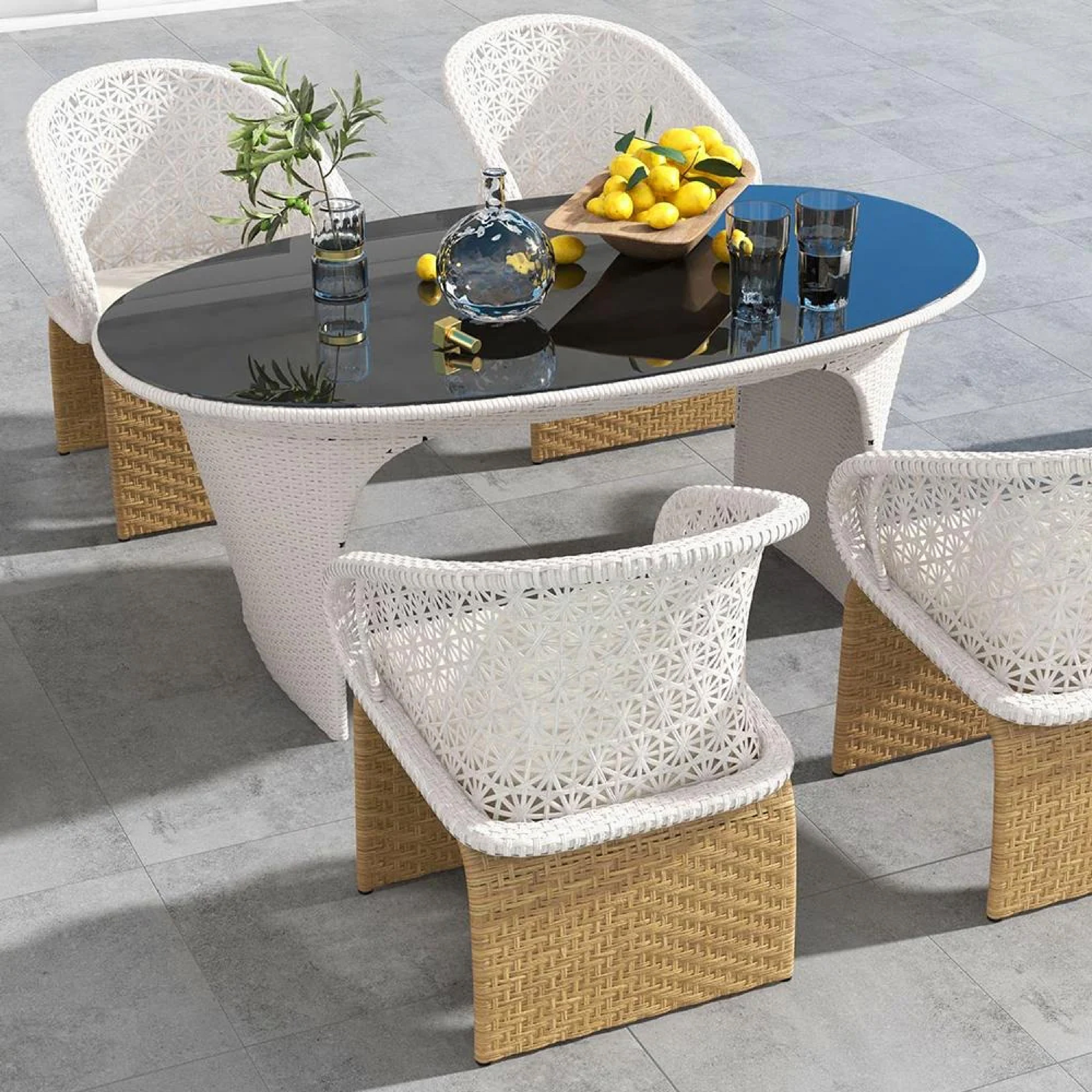 HOMELA OUTDOOR PATIO SEATING SET