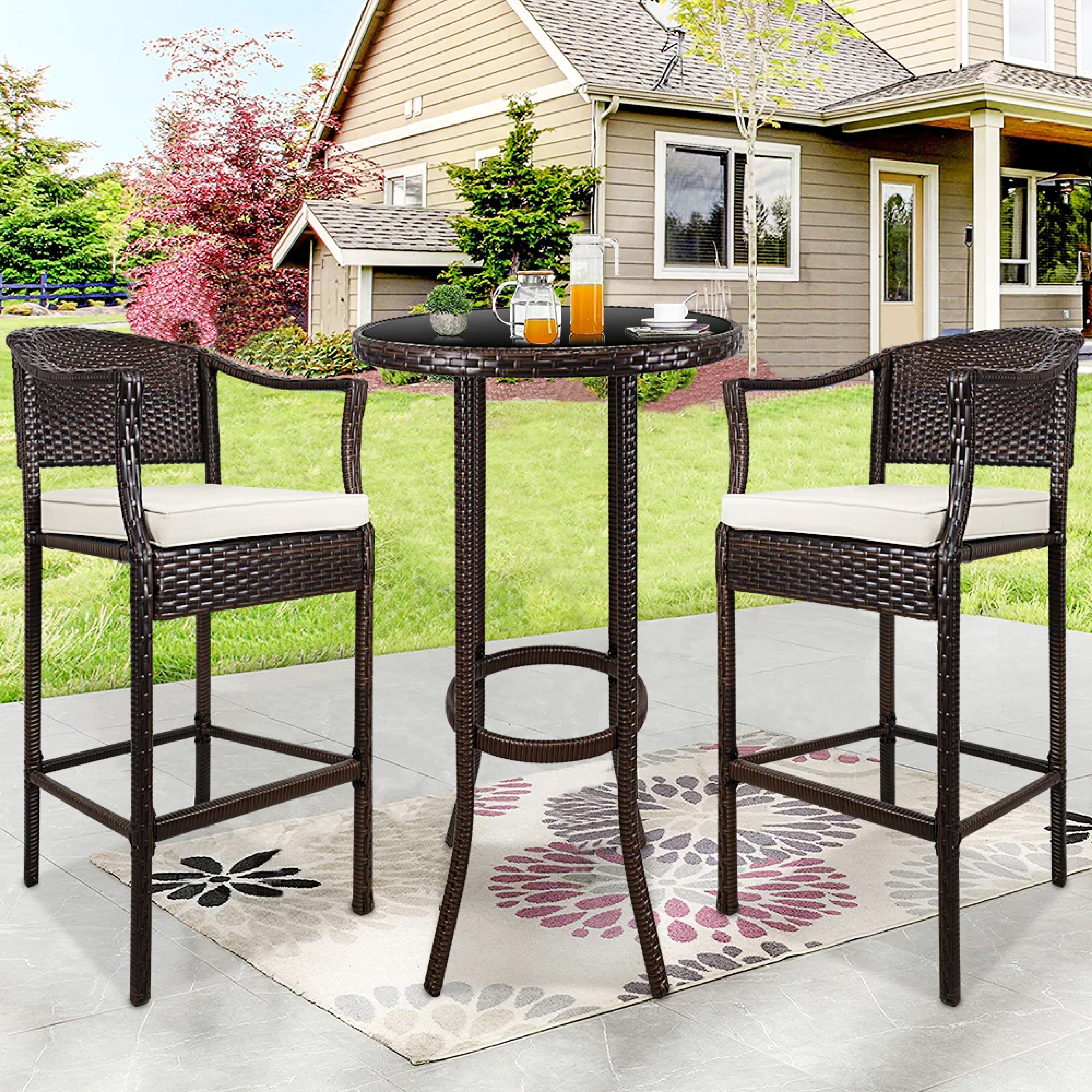 FIORE OUTDOOR PATIO BAR SETS