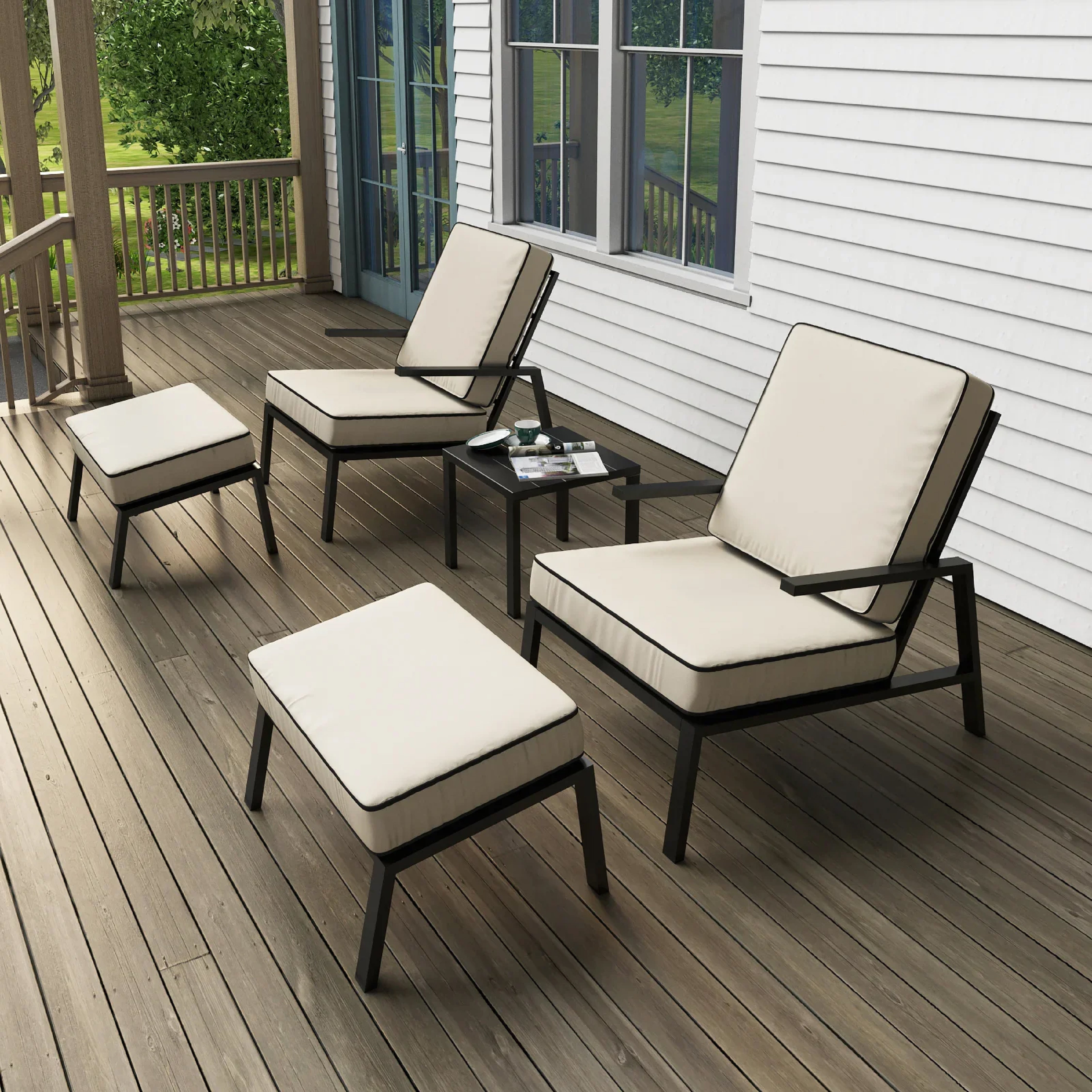 ARCHIE OUTDOOR PATIO SEATING SET