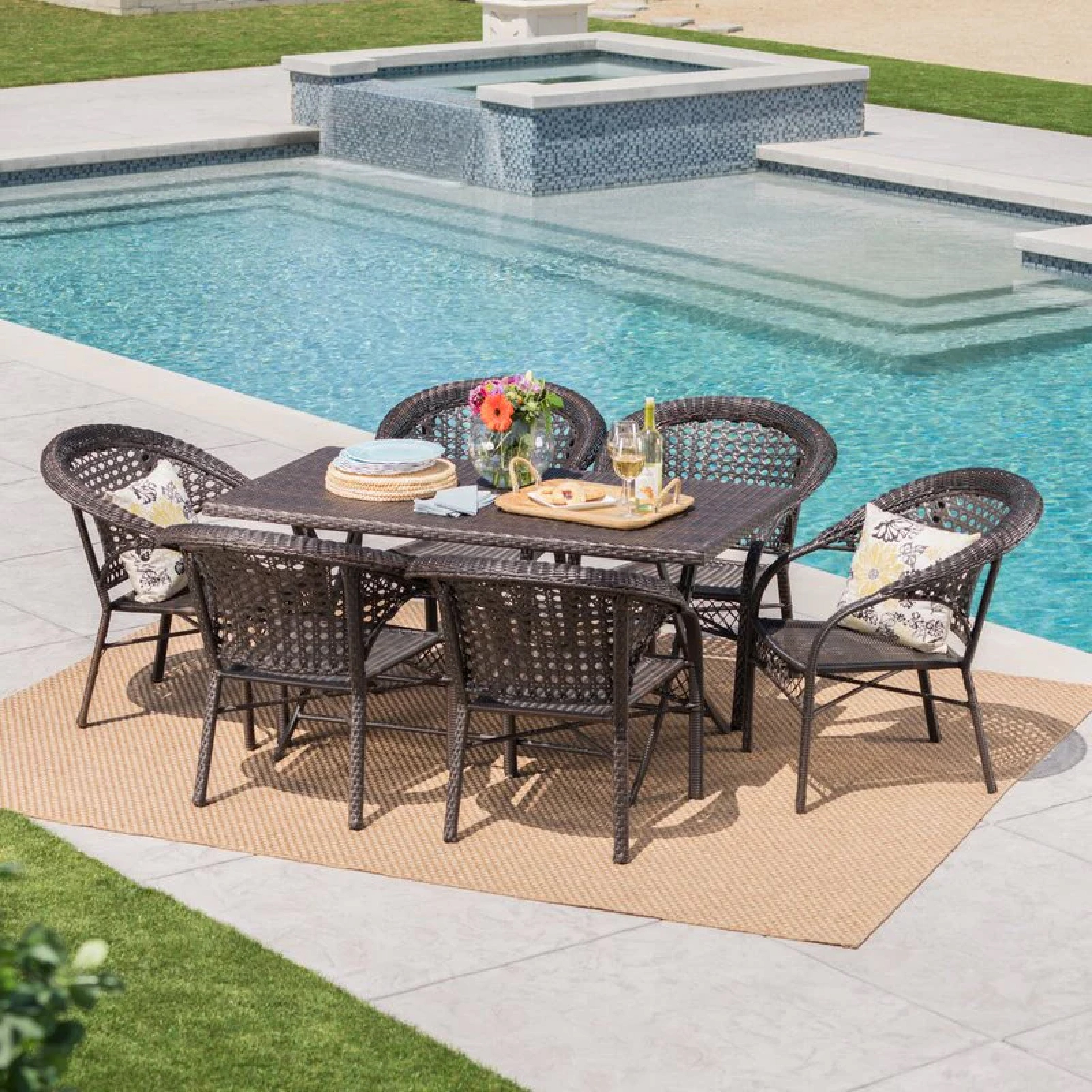 SABBATINI OUTDOOR PATIO DINING SET