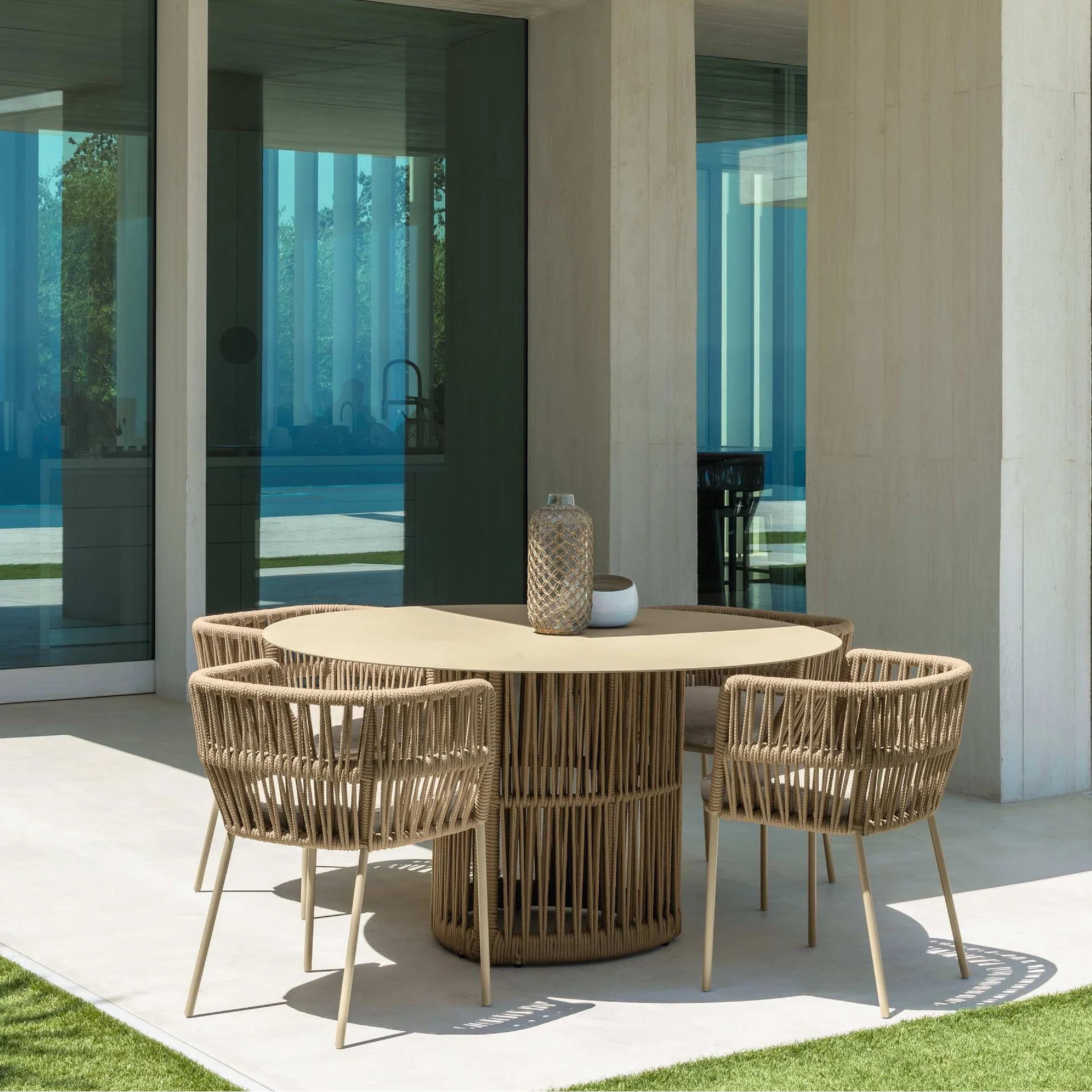 AKIN OUTDOOR PATIO SEATING SET