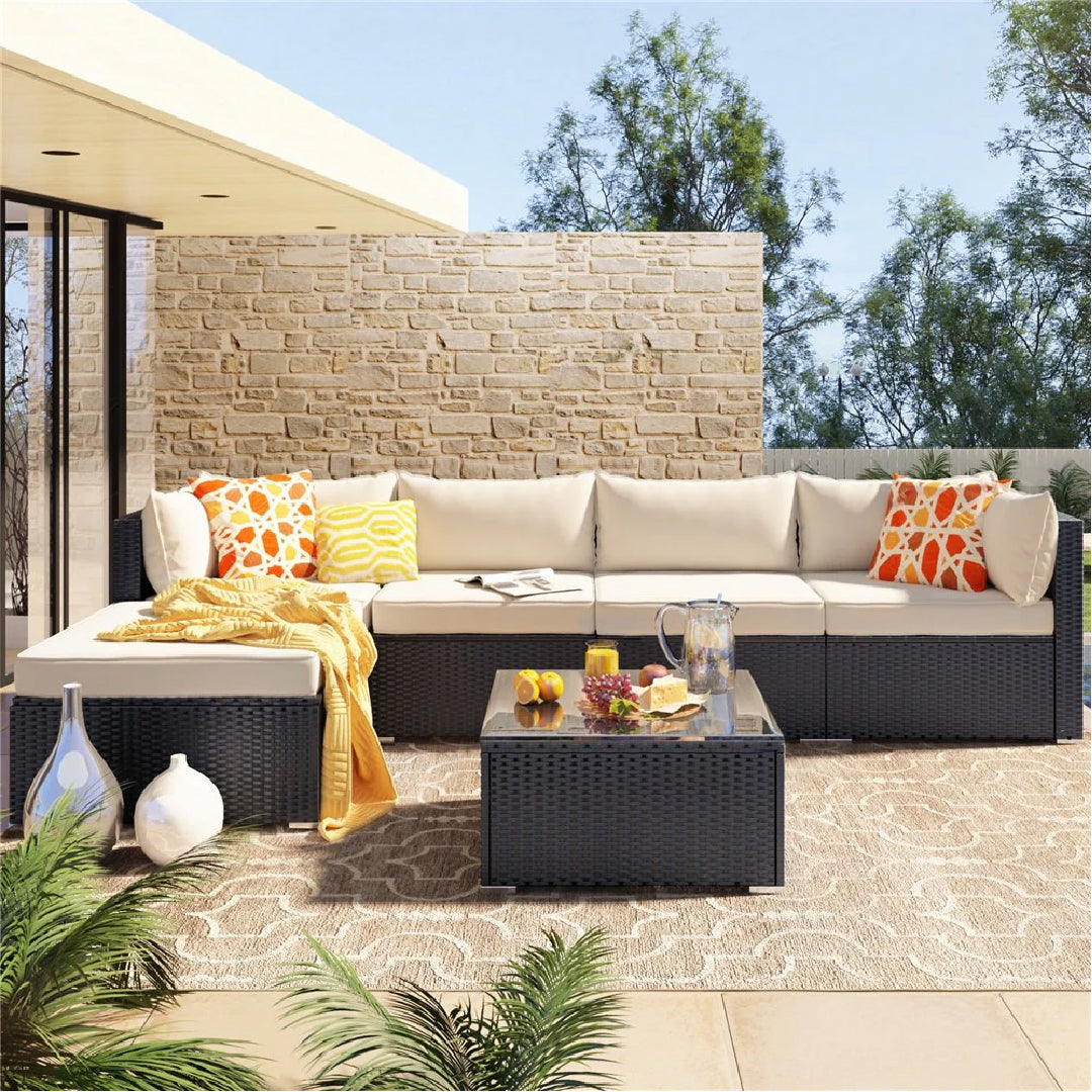 OLLIE OUTDOOR PATIO SOFA SET