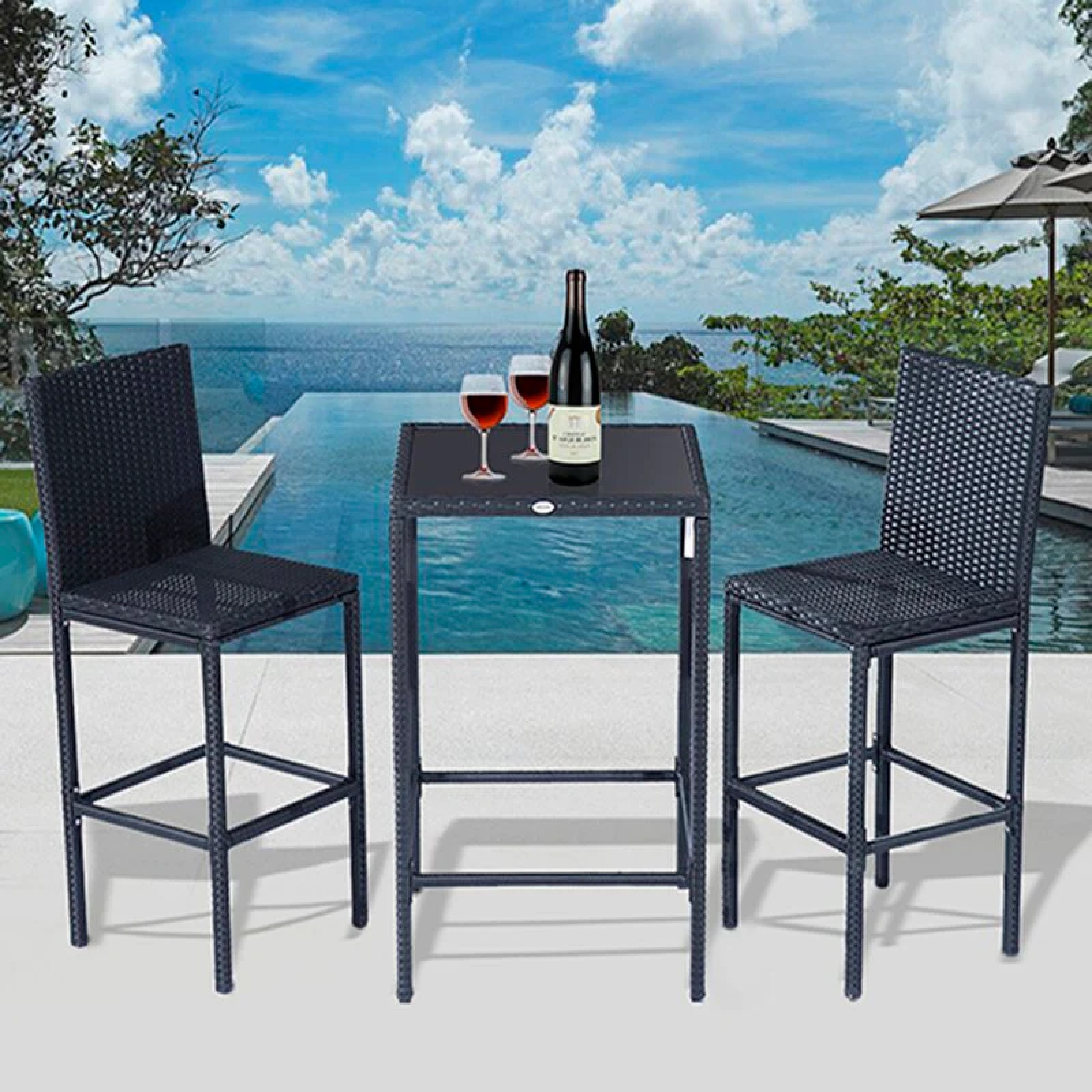 CANTU OUTDOOR PATIO BAR SETS