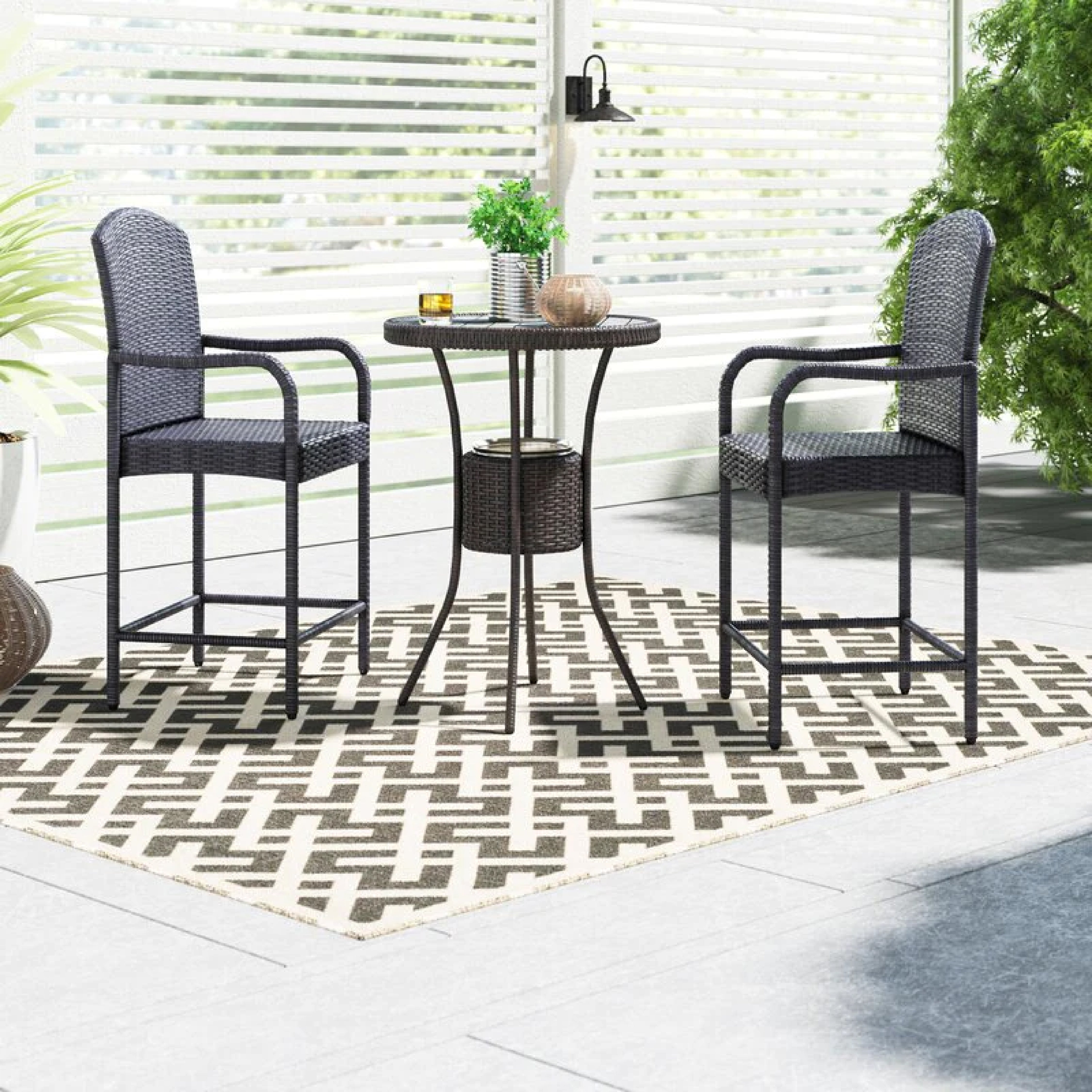 ELISA OUTDOOR PATIO BAR SETS