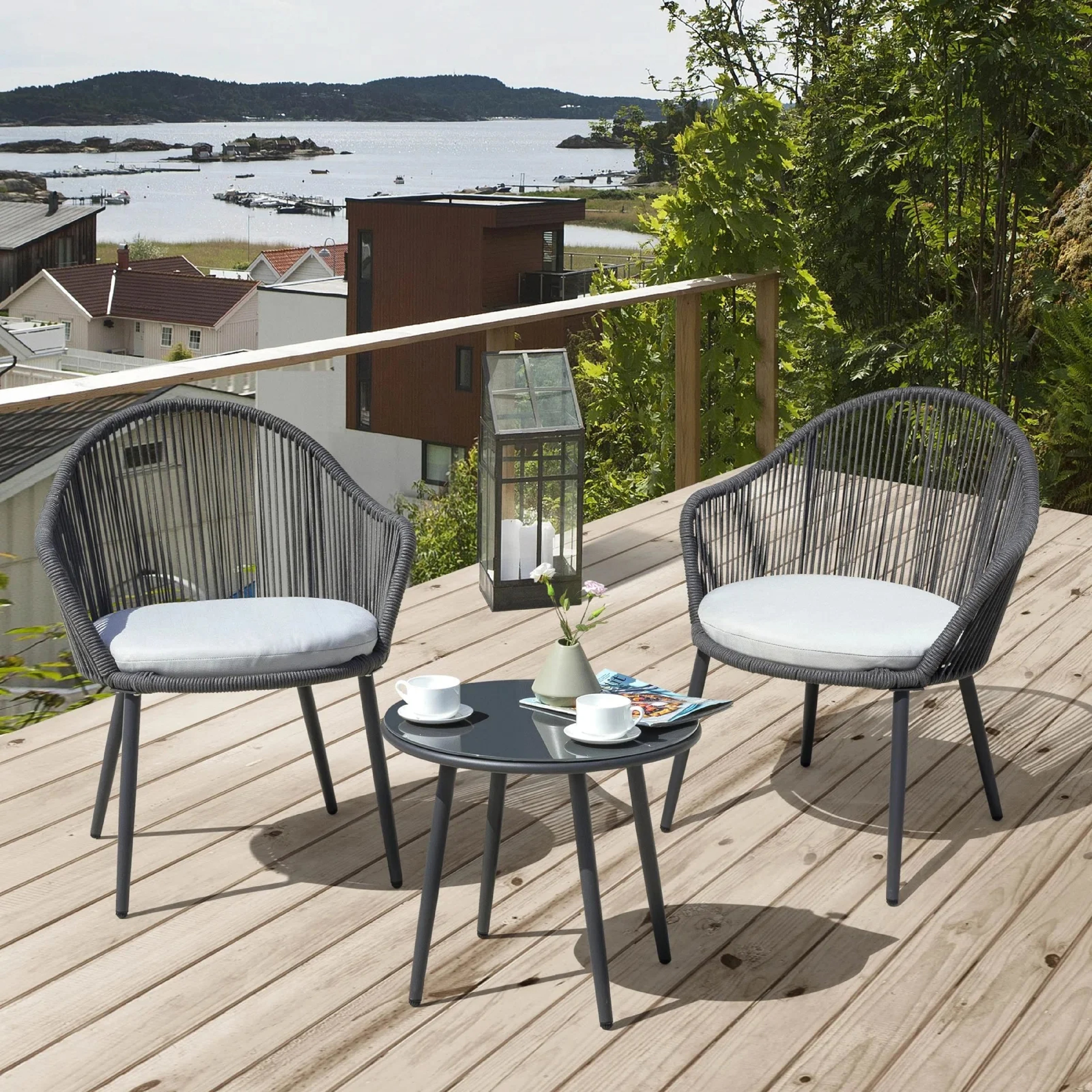 CONTI OUTDOOR PATIO SEATING SET