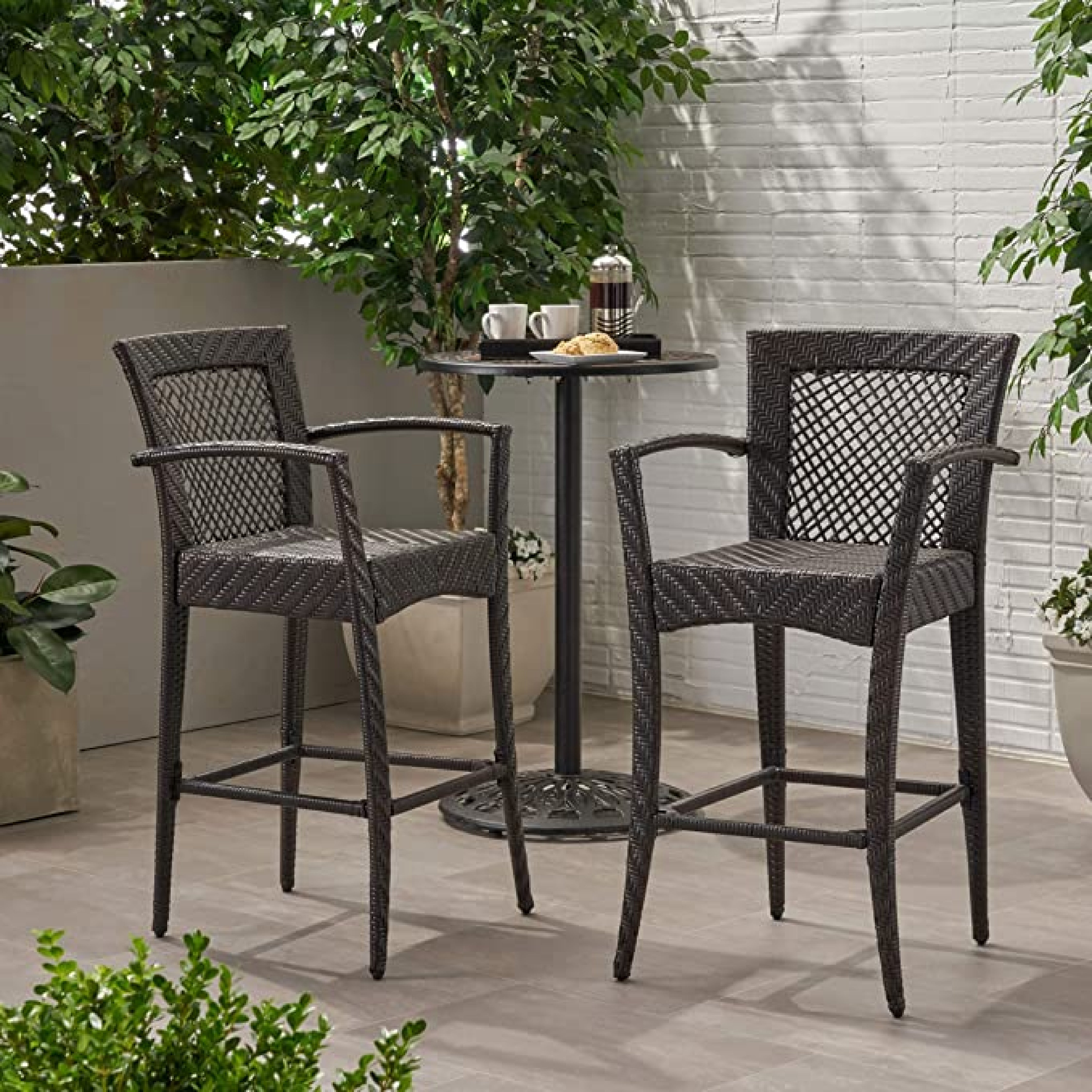 LORENZO OUTDOOR PATIO BAR CHAIR