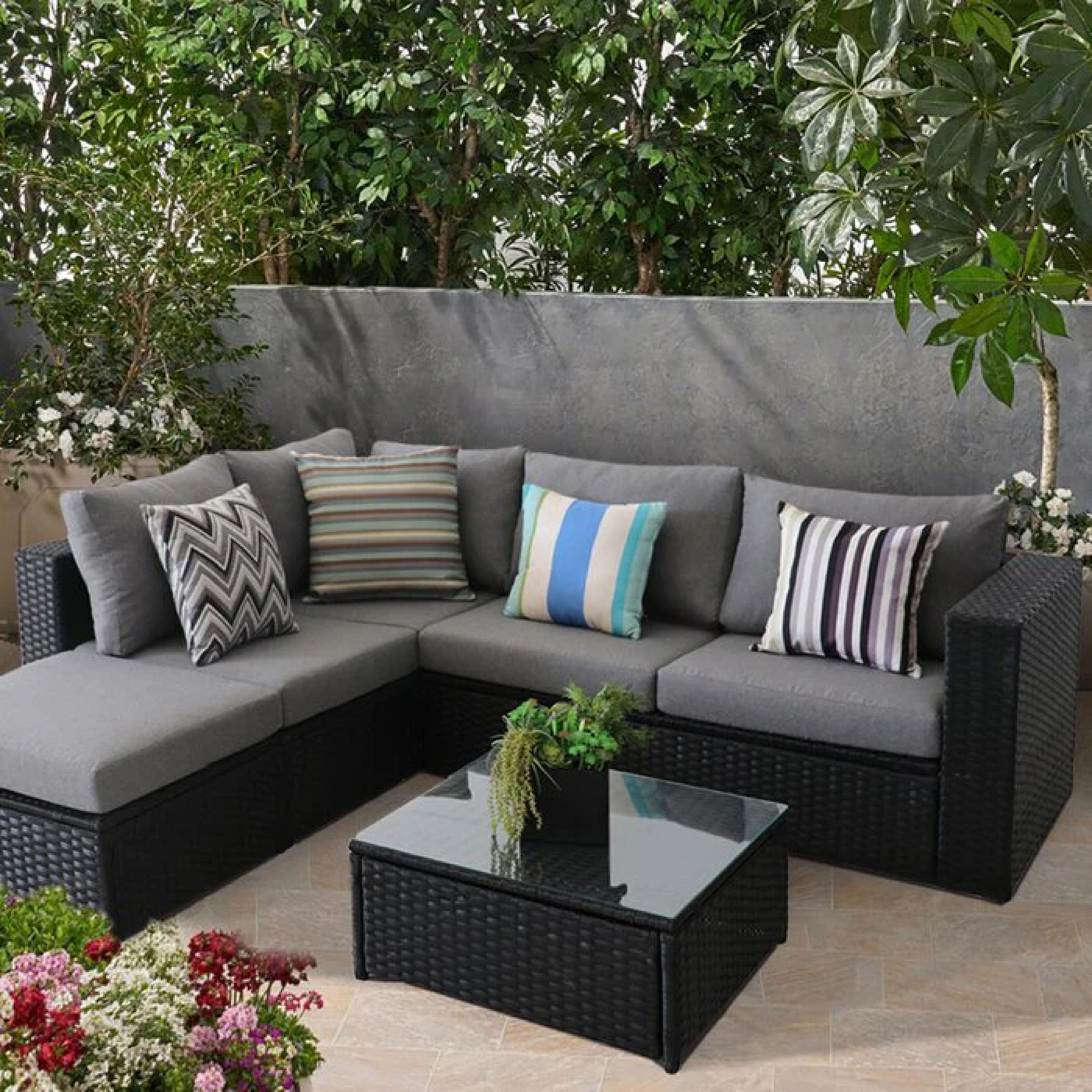 RUFINO OUTDOOR PATIO SOFA SET