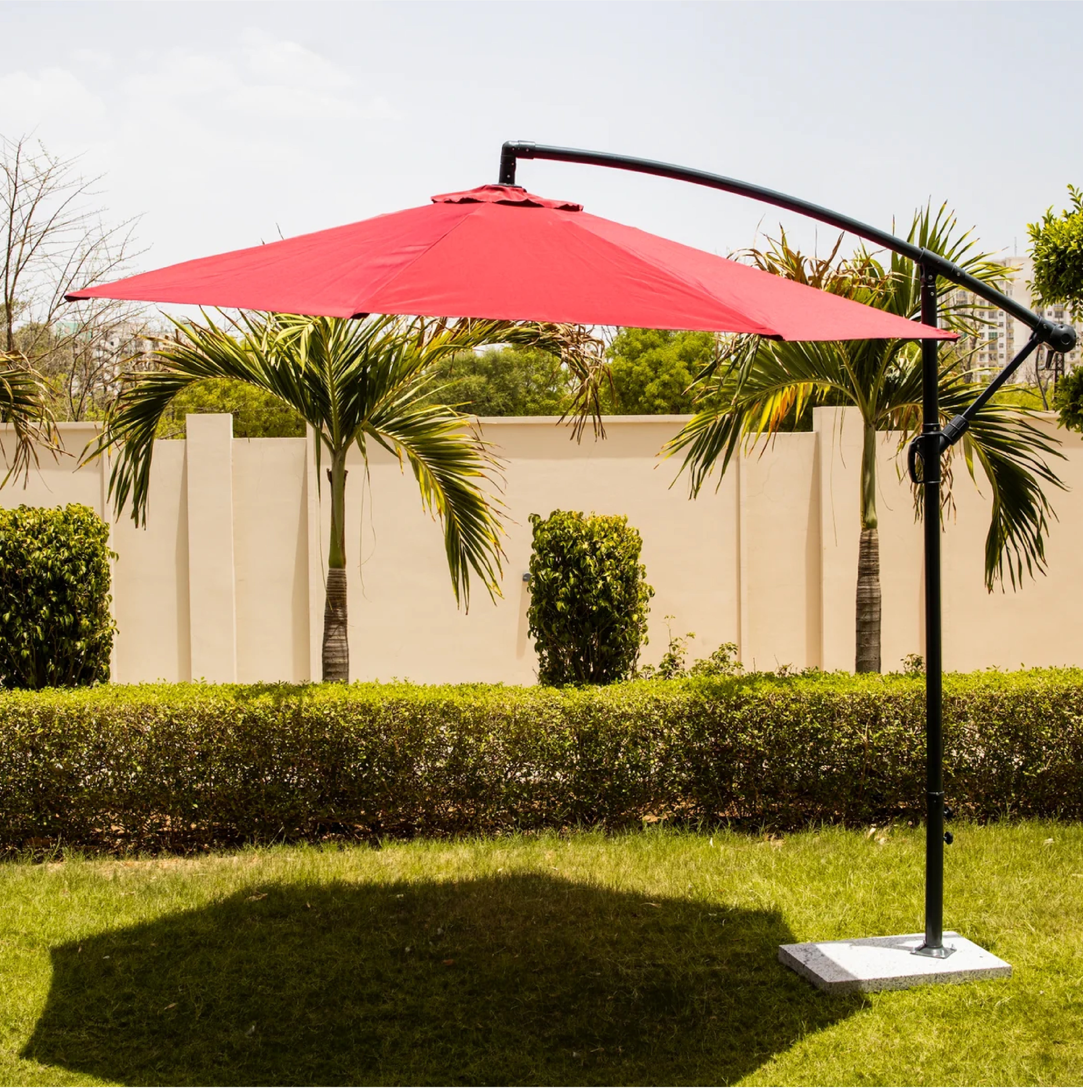 AQUA LUXURY SIDE POLE GARDEN UMBRELLA