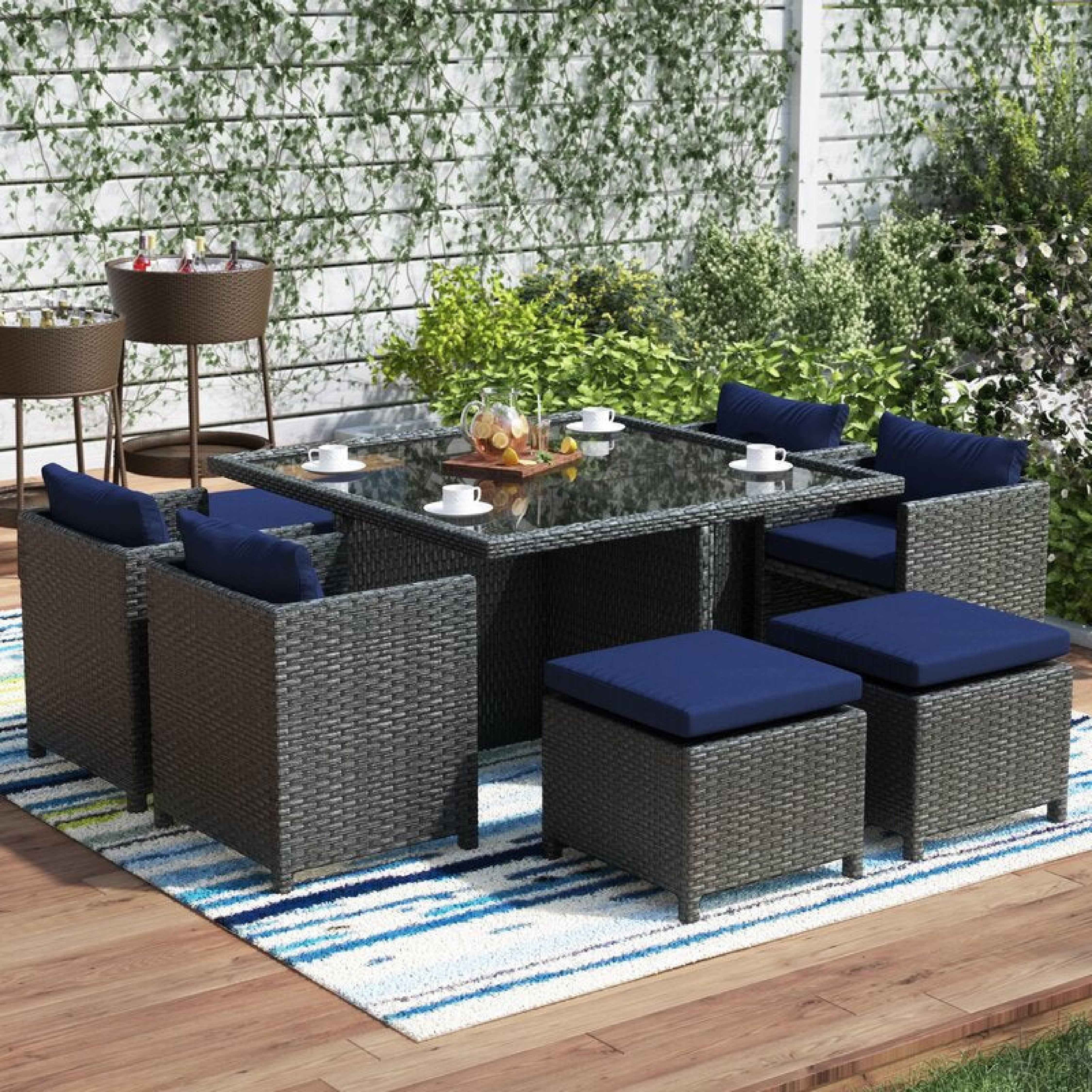 TEODORO OUTDOOR PATIO DINING SET