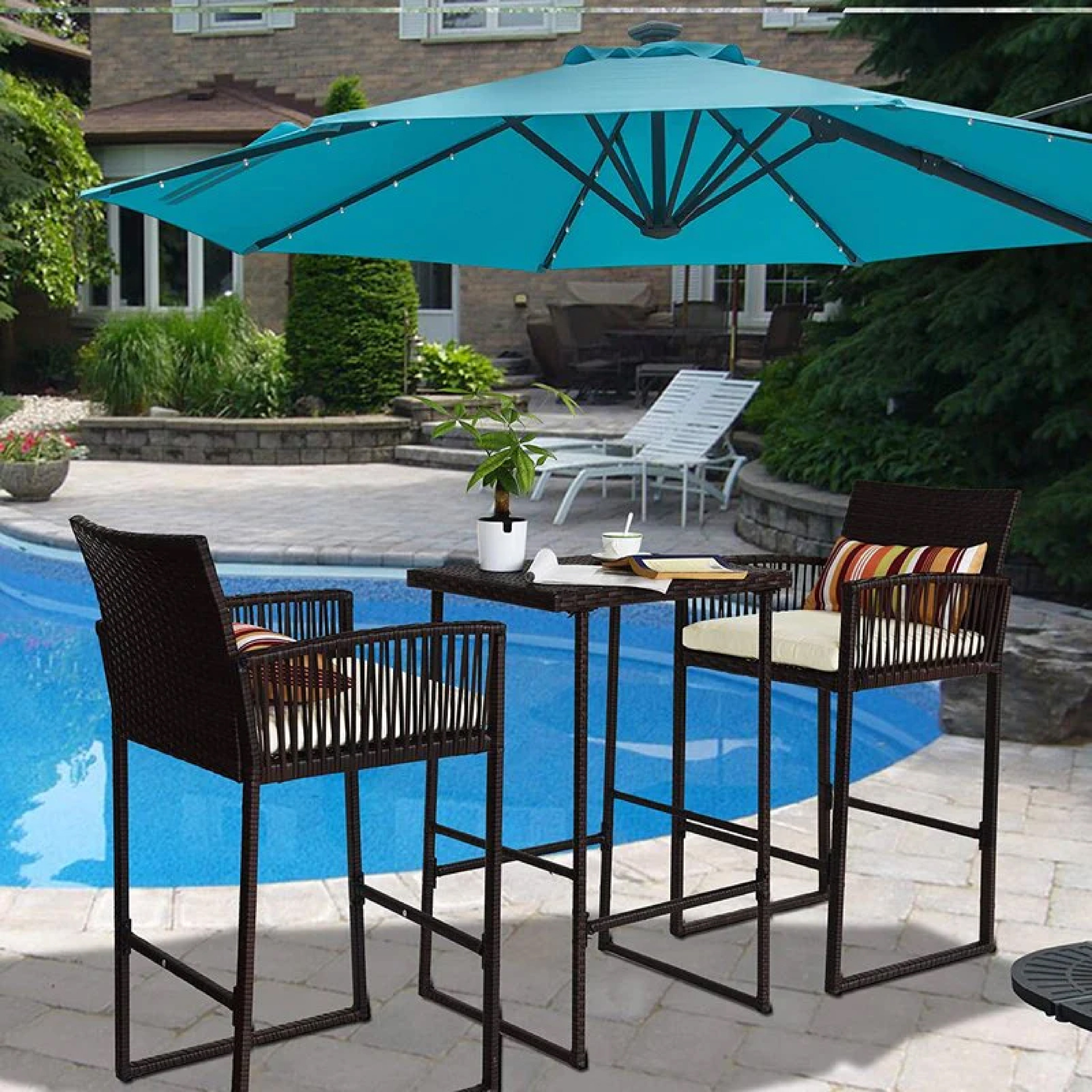 ERCOLE OUTDOOR PATIO BAR SETS