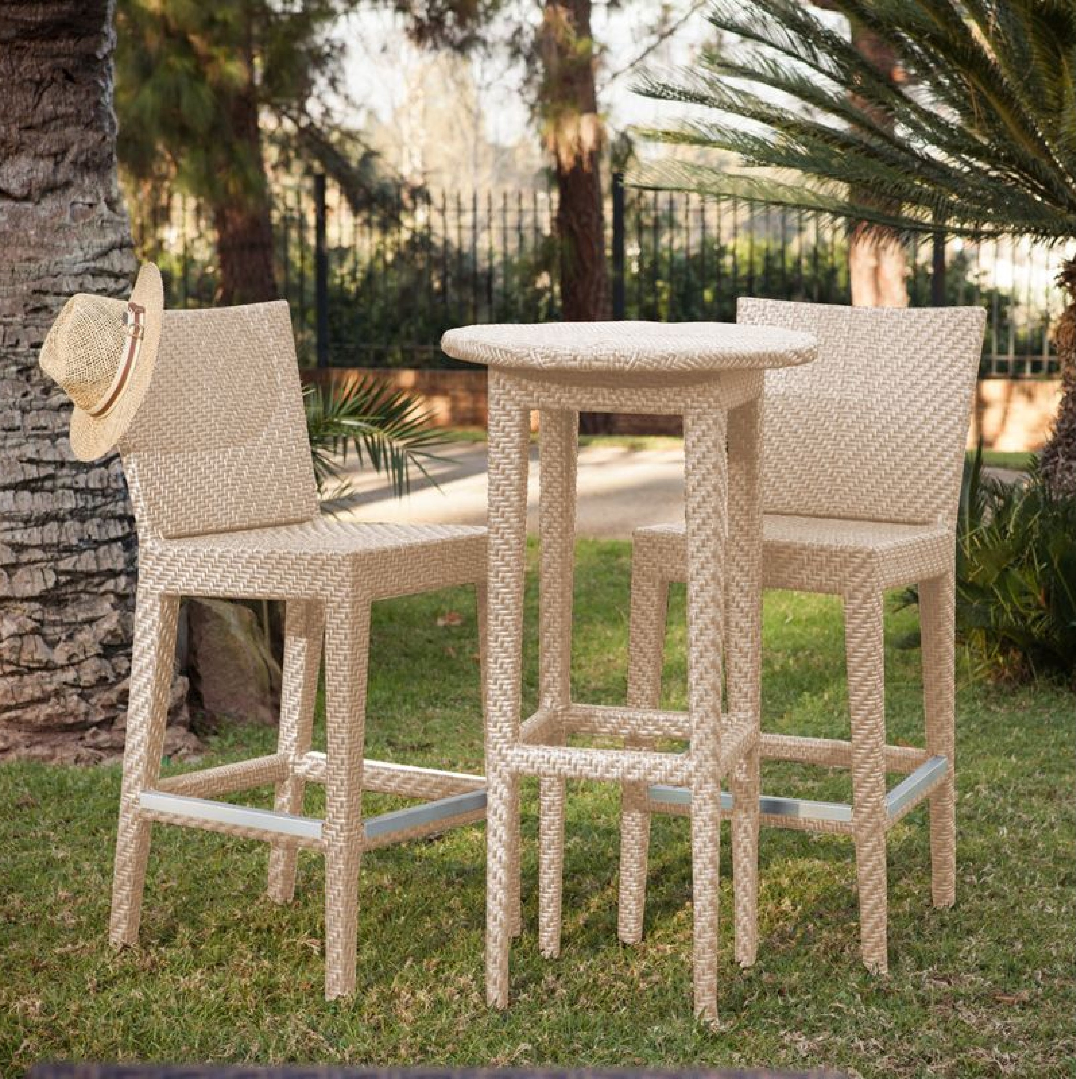 LOMBARDI OUTDOOR PATIO BAR SETS