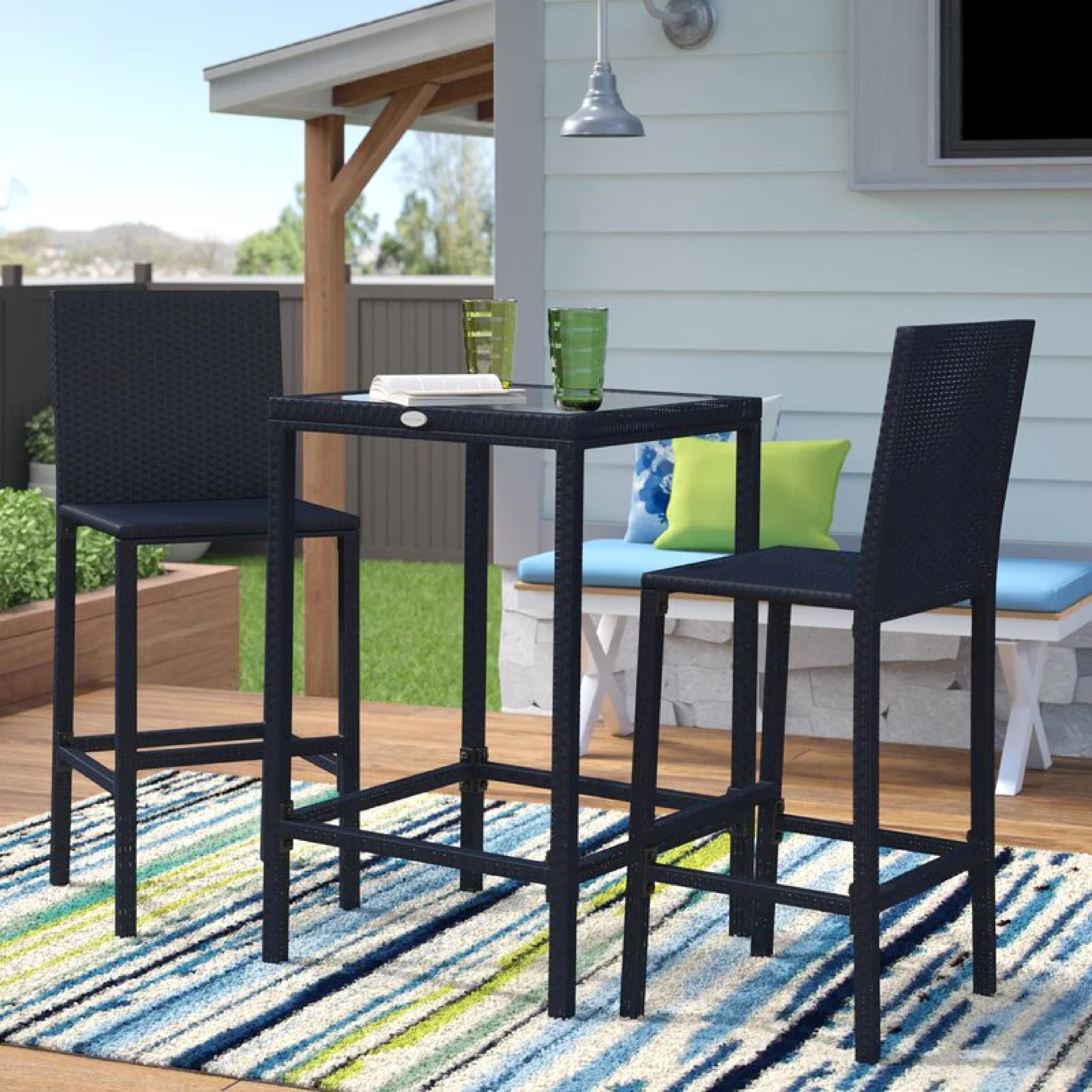 CANTU OUTDOOR PATIO BAR SETS