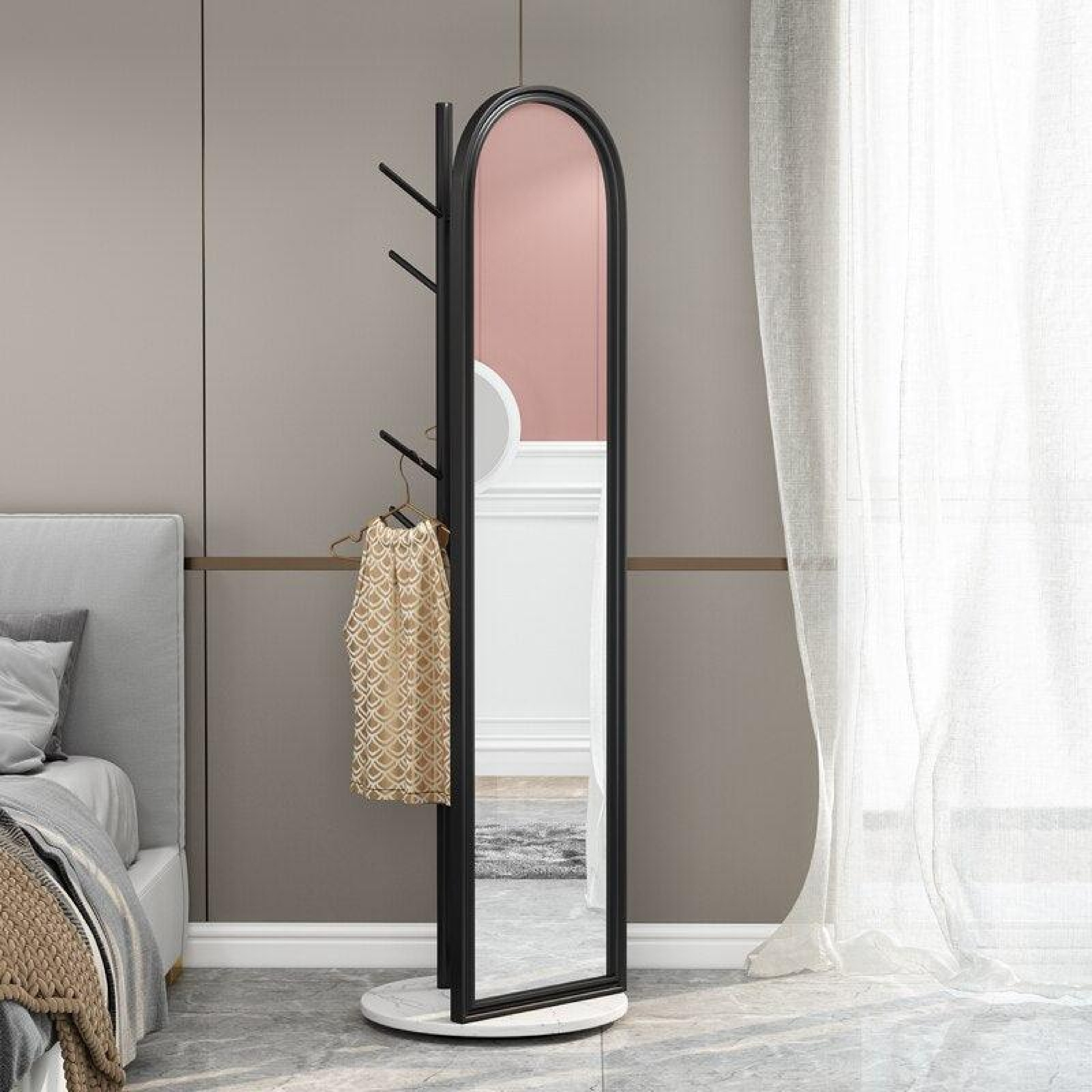 Nordic Mirror Clothes Rack