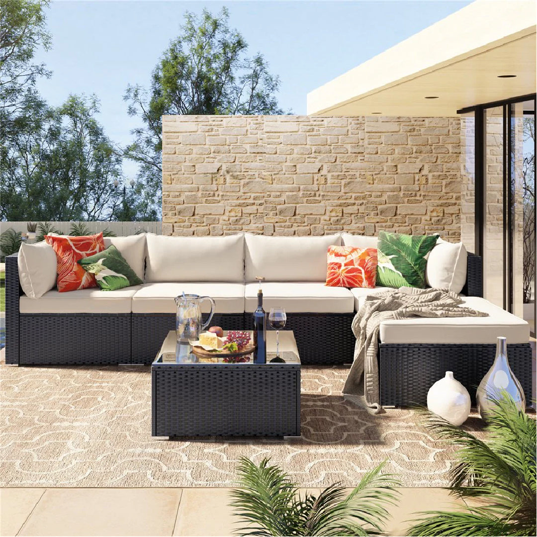 OLLIE OUTDOOR PATIO SOFA SET