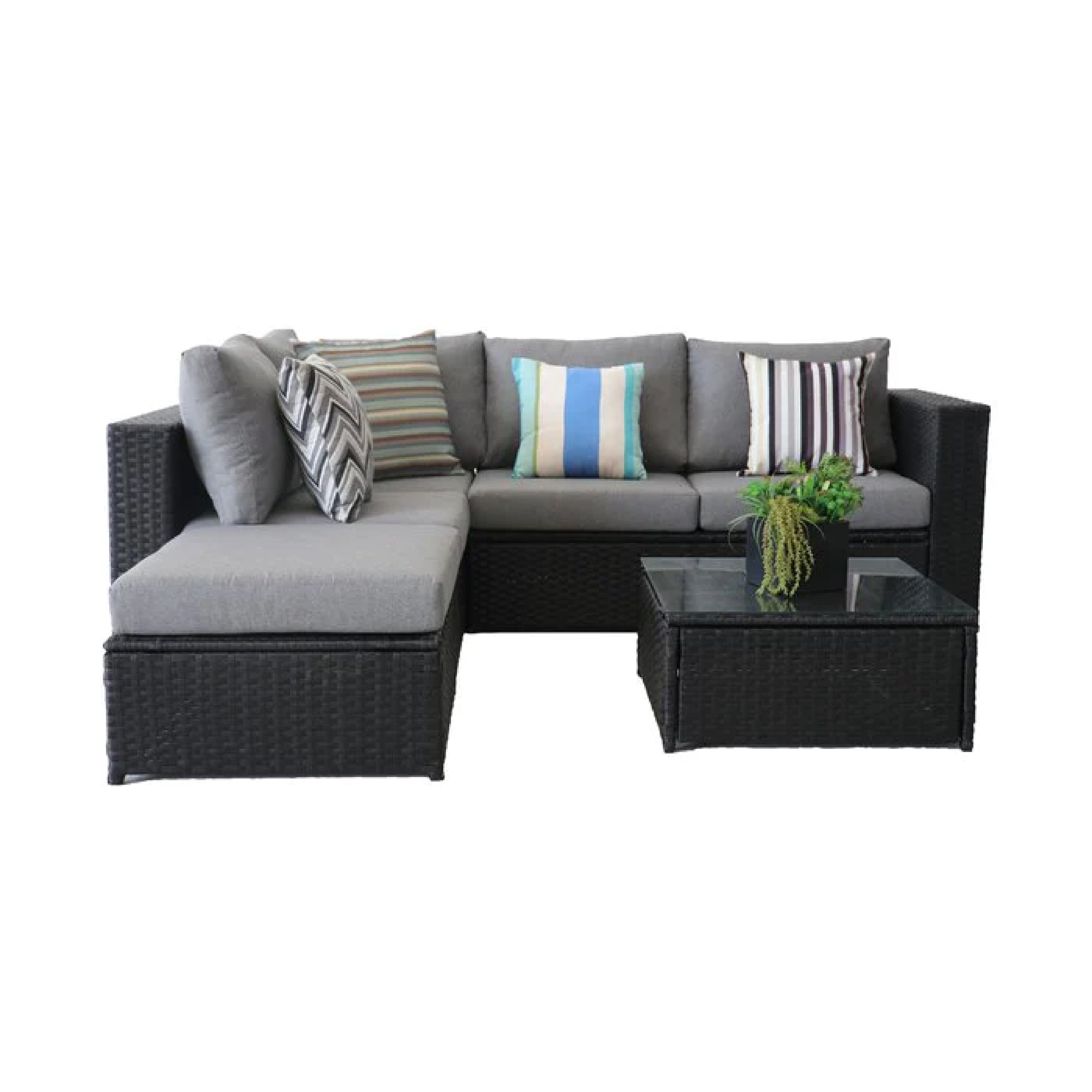 RUFINO OUTDOOR PATIO SOFA SET