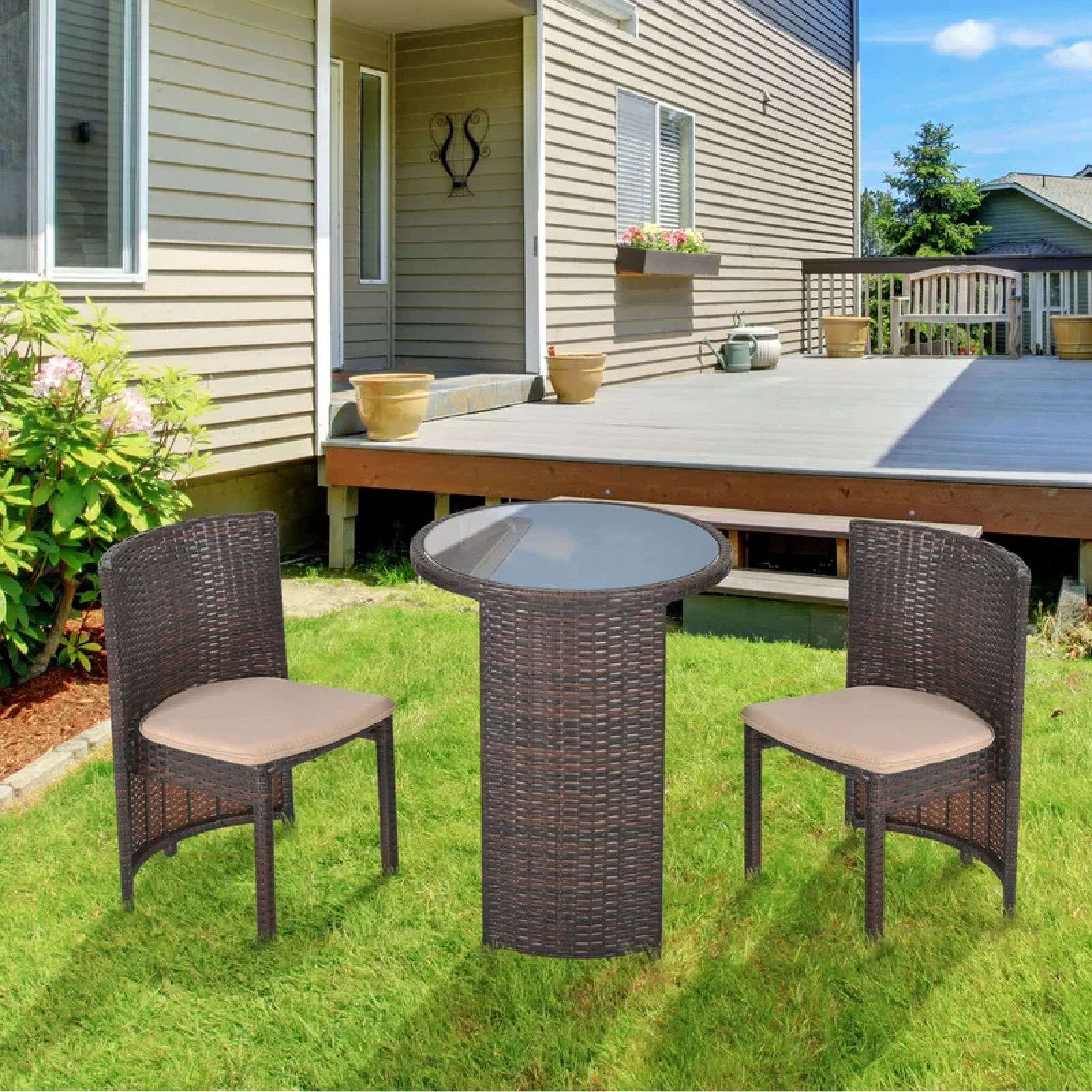 VAVRIK OUTDOOR PATIO SEATING SET