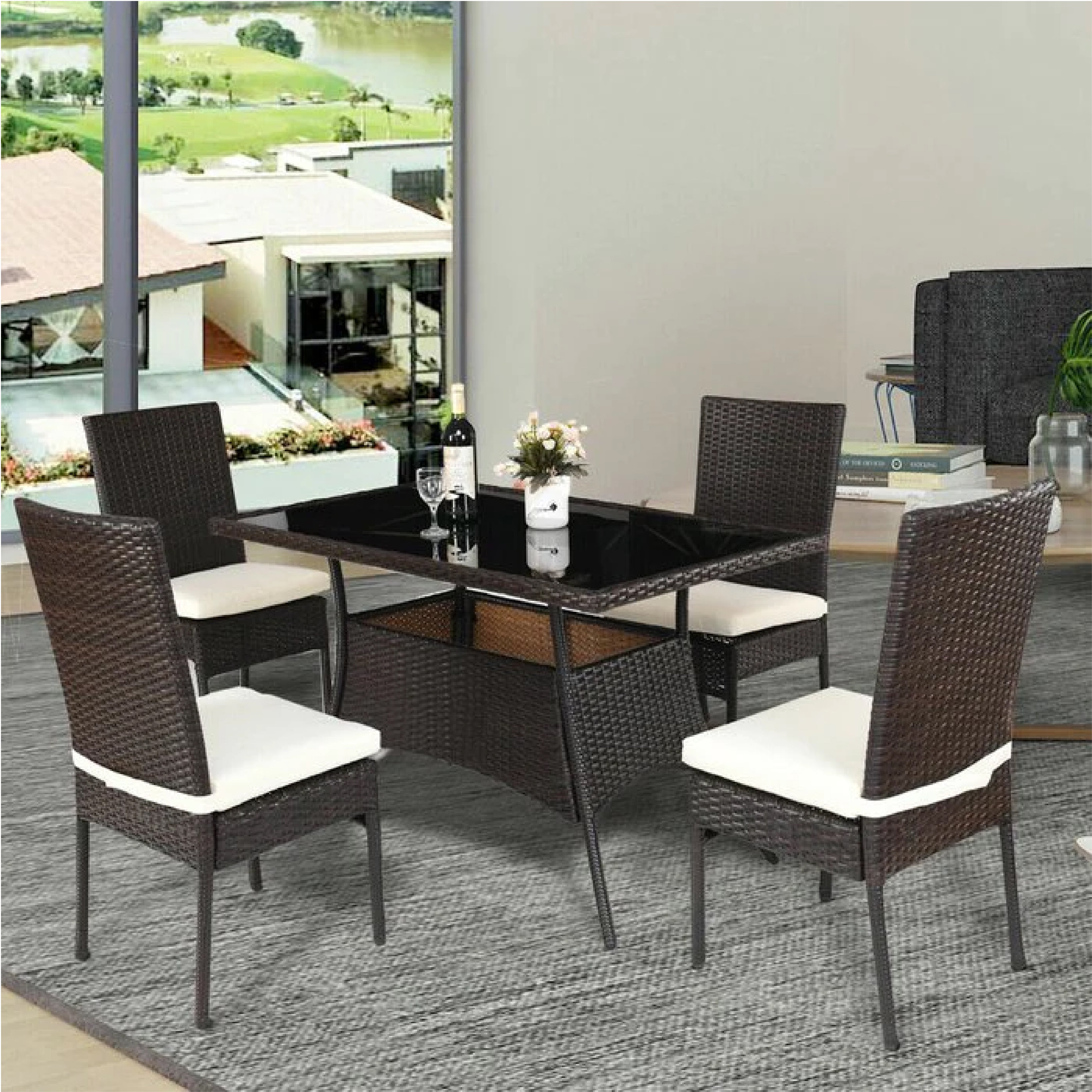 BONUCCI OUTDOOR PATIO DINING SET