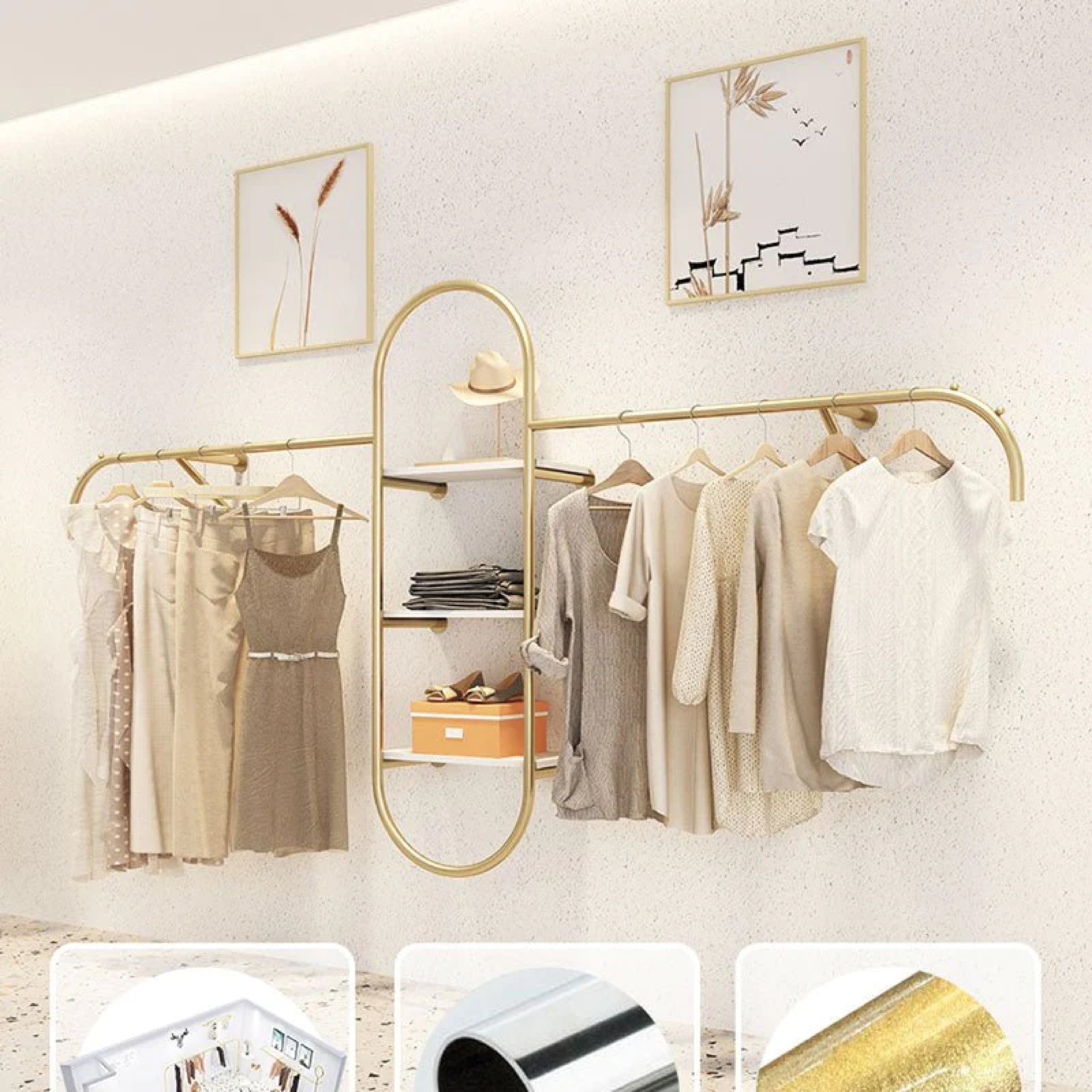 Multi-Purpose Boutique Rack