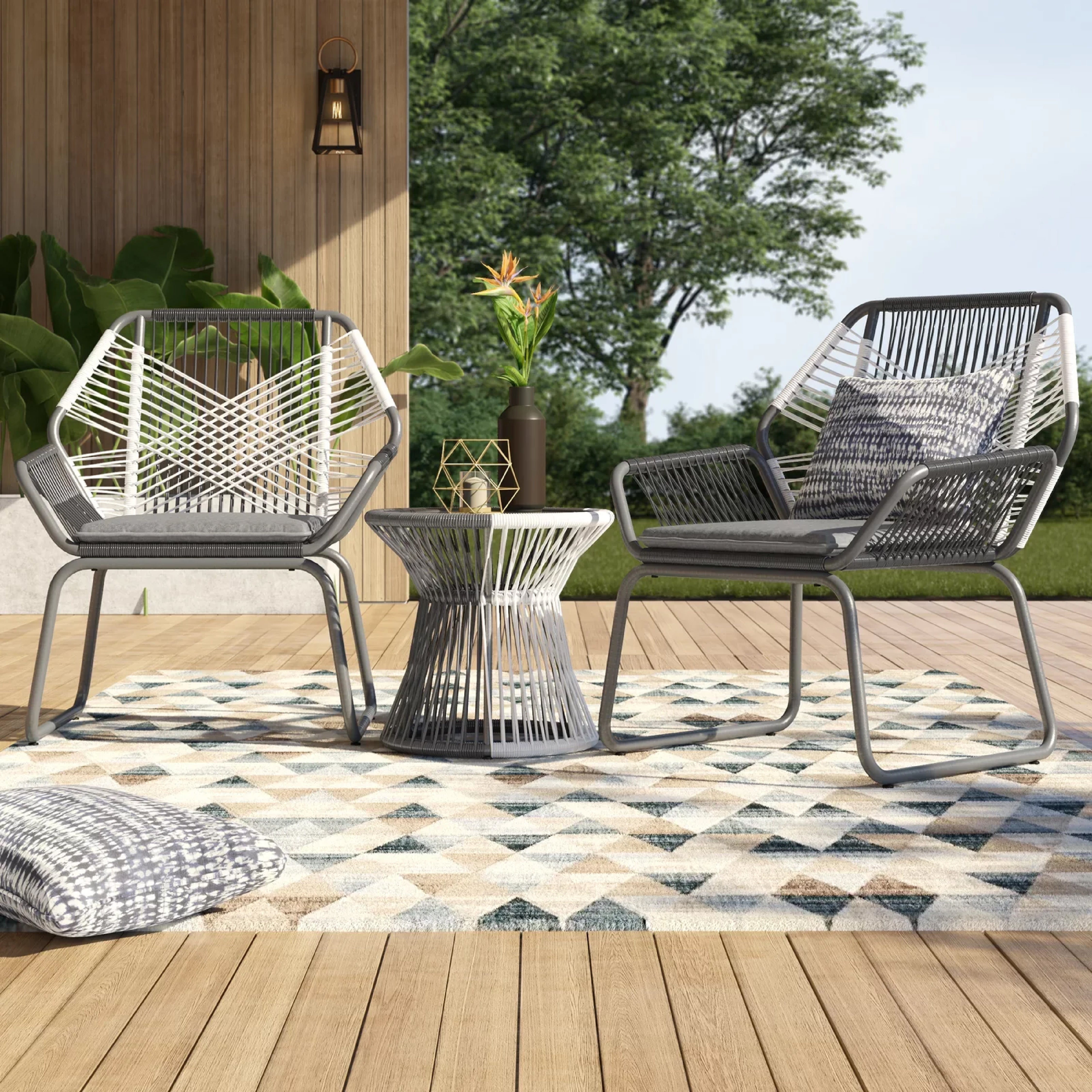 CRIMSON OUTDOOR PATIO SEATING SET