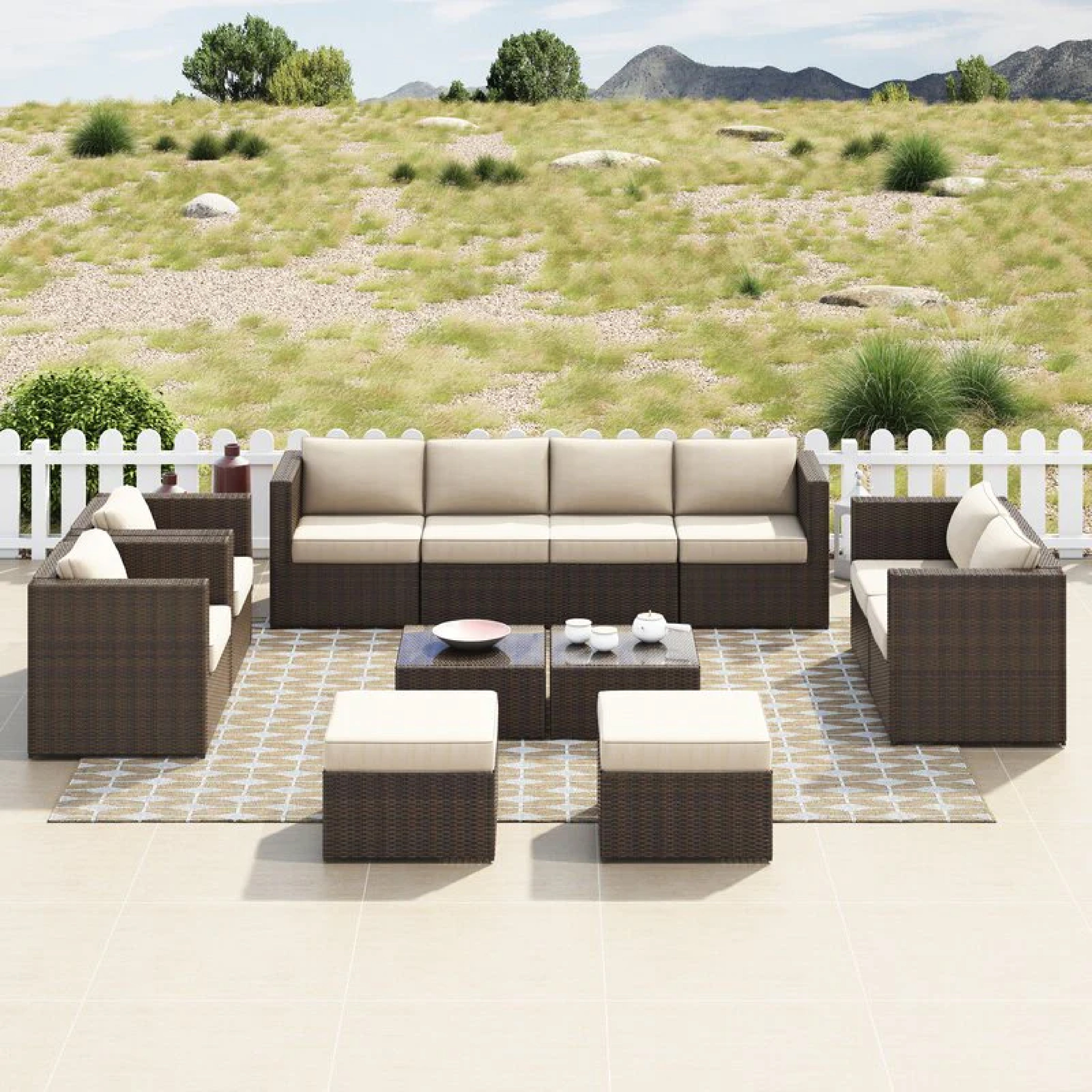 OLIVIER OUTDOOR SOFA SET