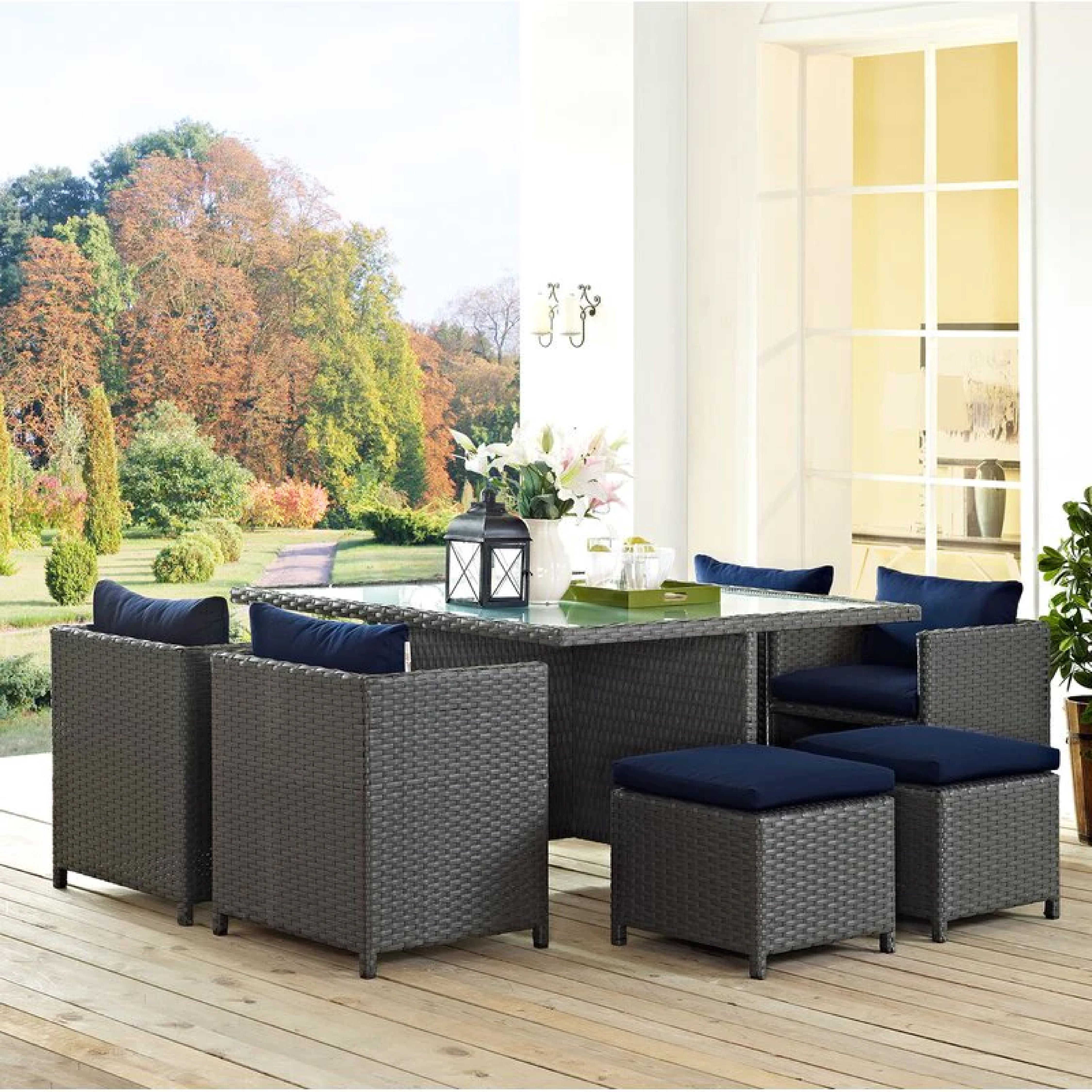 TEODORO OUTDOOR PATIO DINING SET