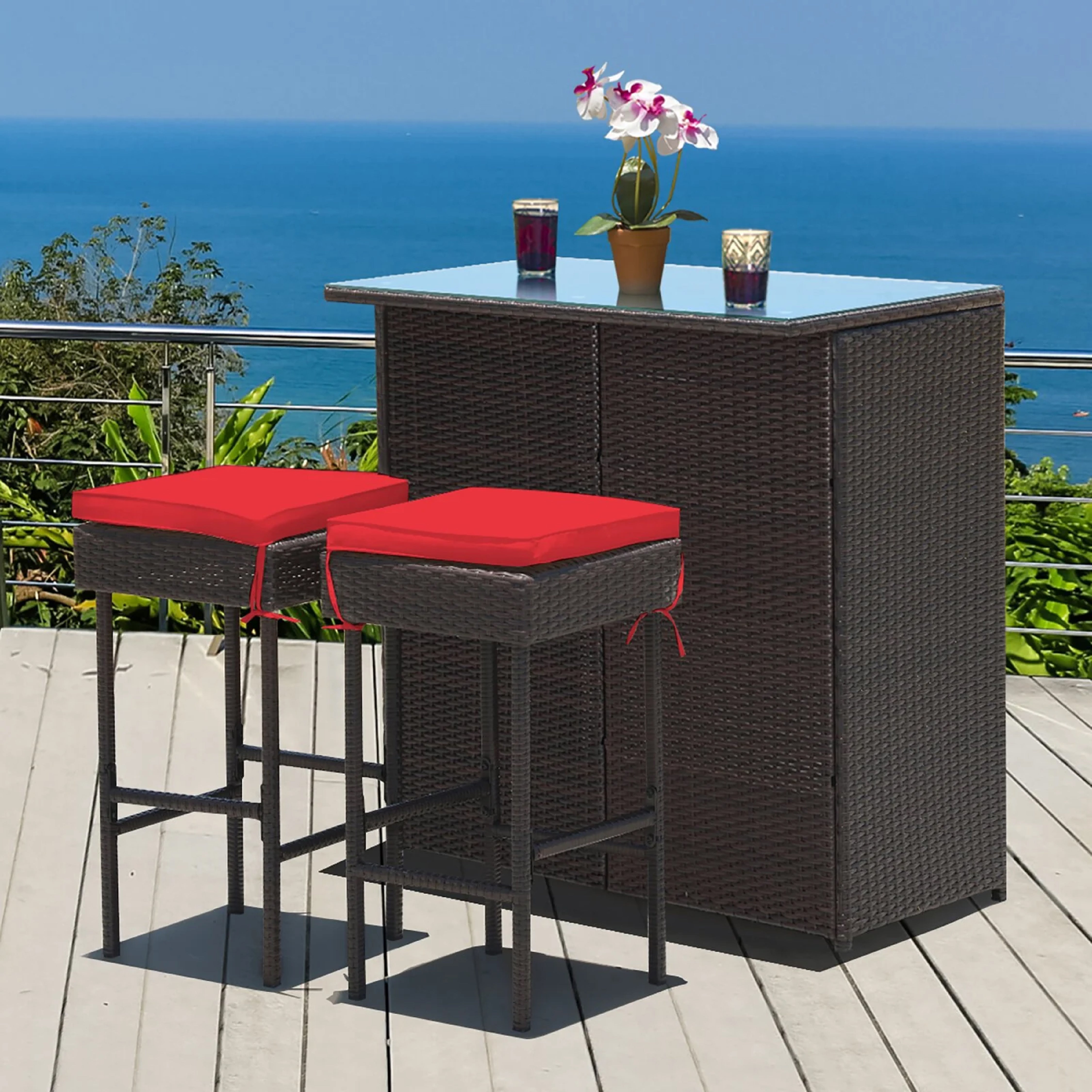 MASSIMO OUTDOOR PATIO BAR SETS