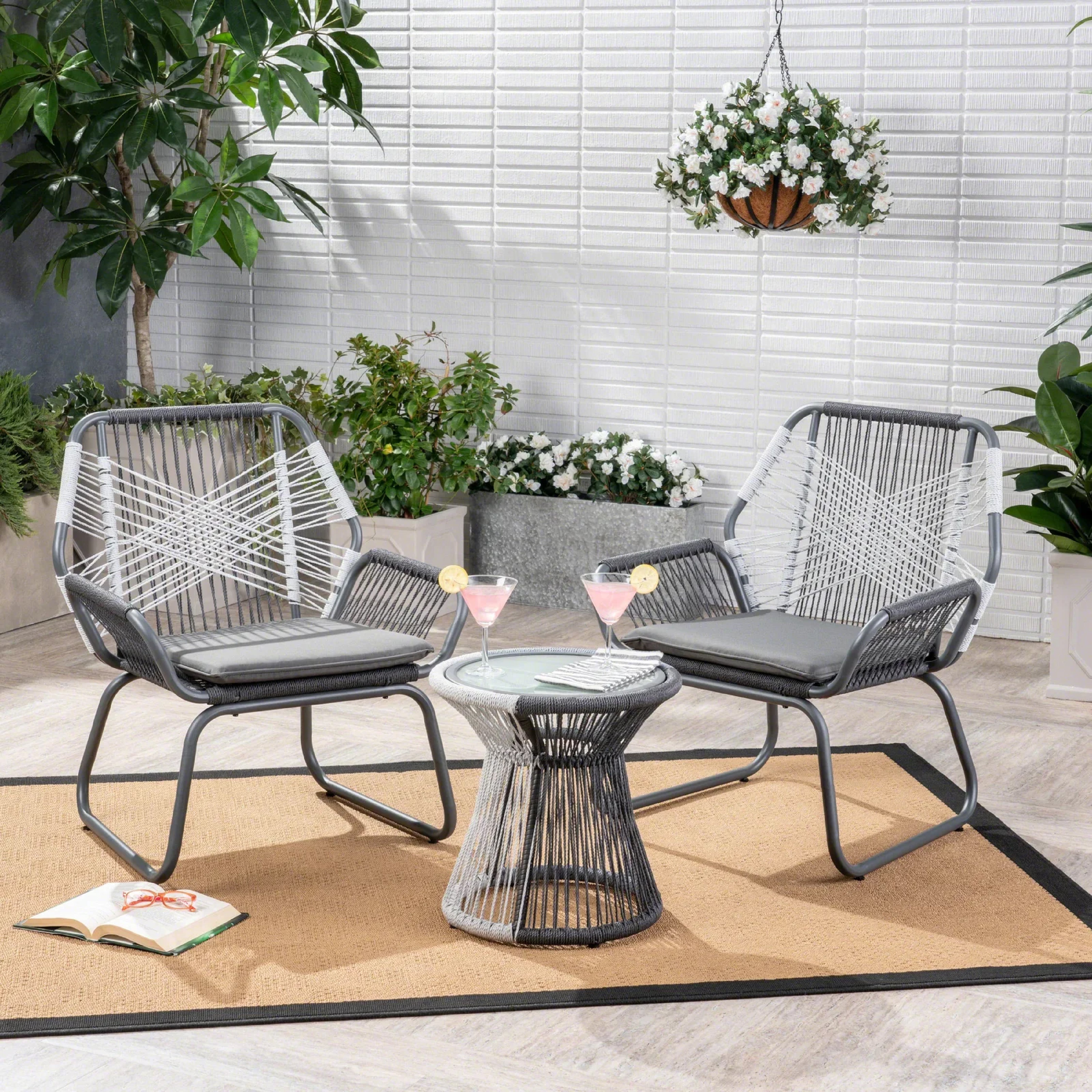 CRIMSON OUTDOOR PATIO SEATING SET