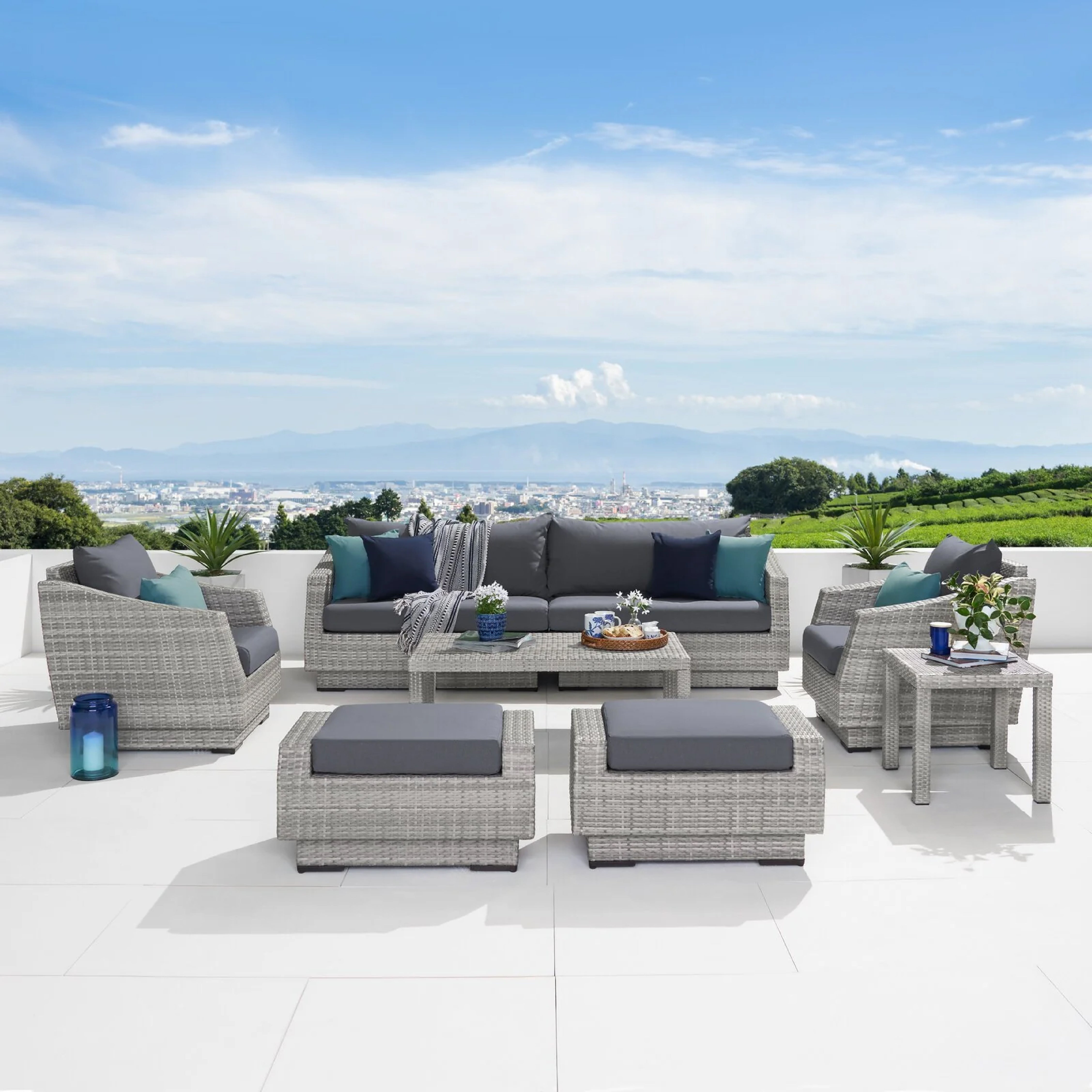 FLORIANA OUTDOOR PATIO SOFA SET