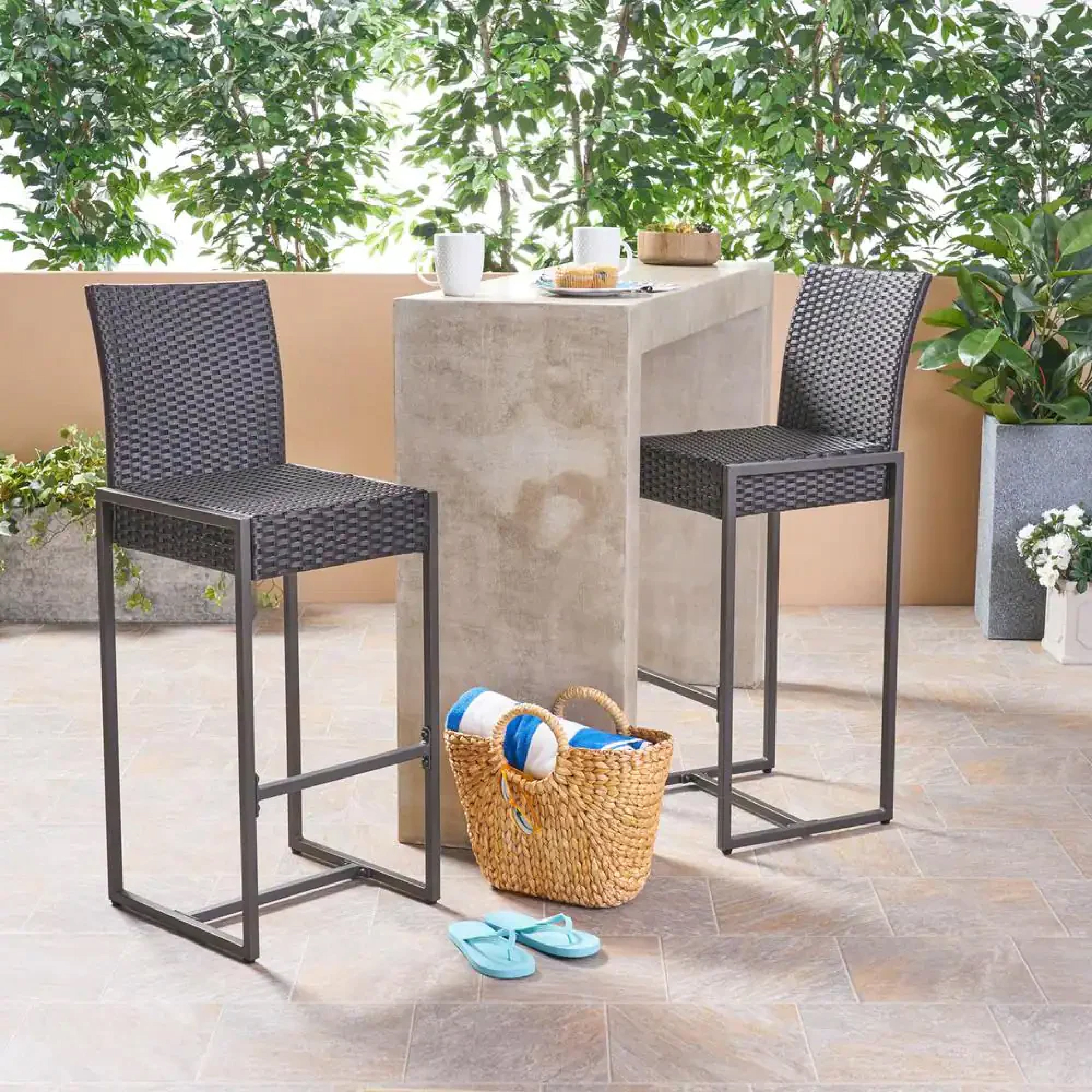 LADANZA OUTDOOR PATIO BAR CHAIR