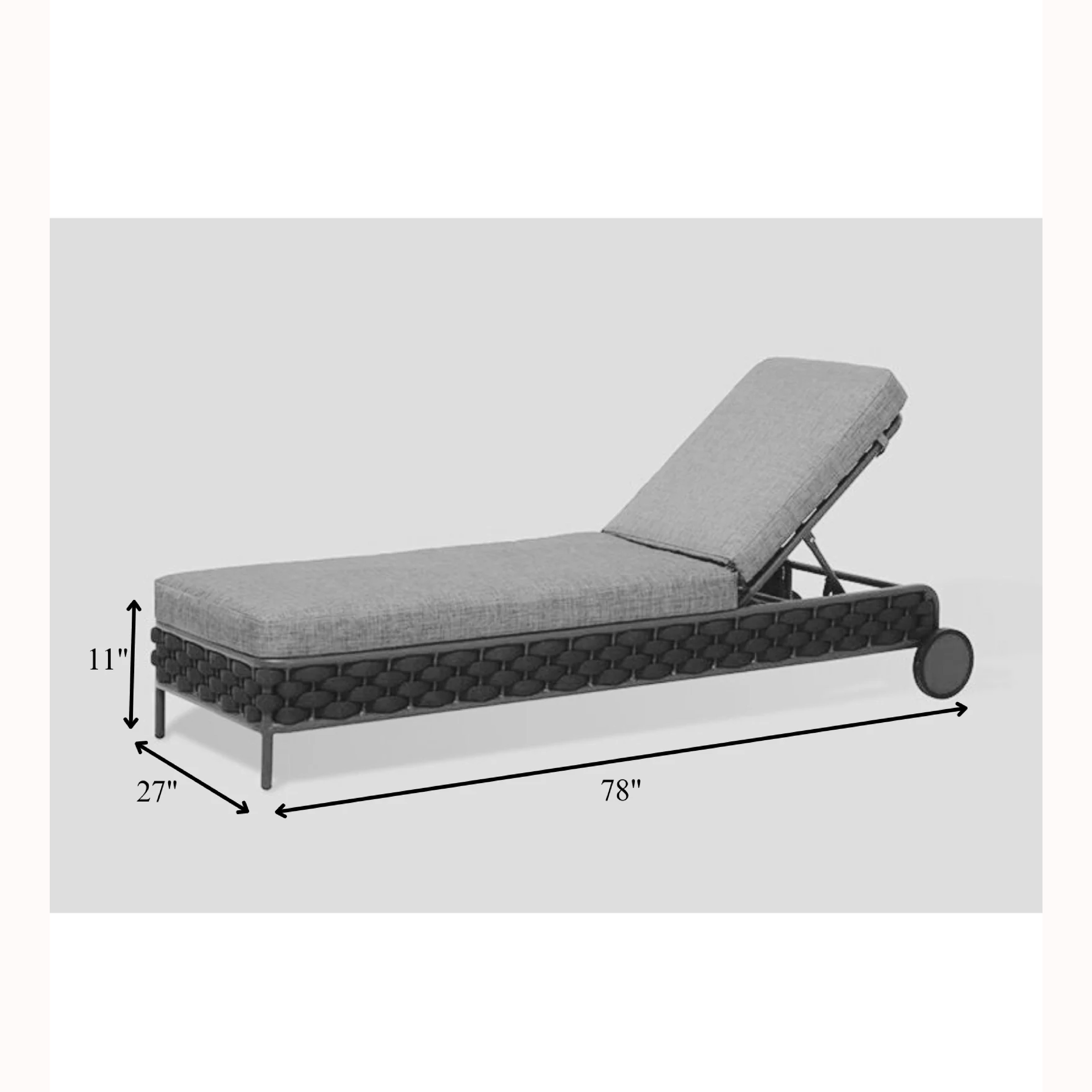 ALDA OUTDOOR SWIMMING POOLSIDE LOUNGER