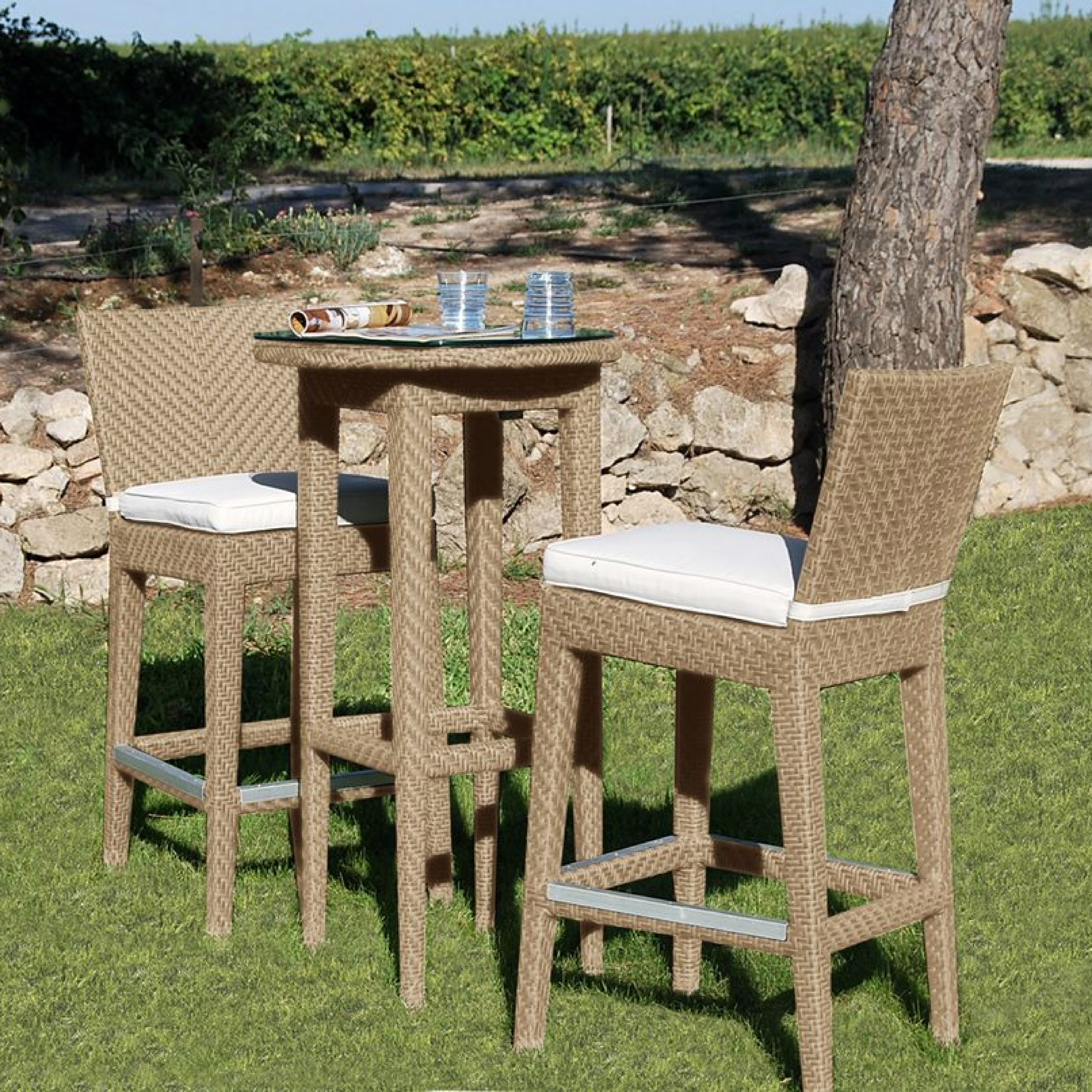 LOMBARDI OUTDOOR PATIO BAR SETS