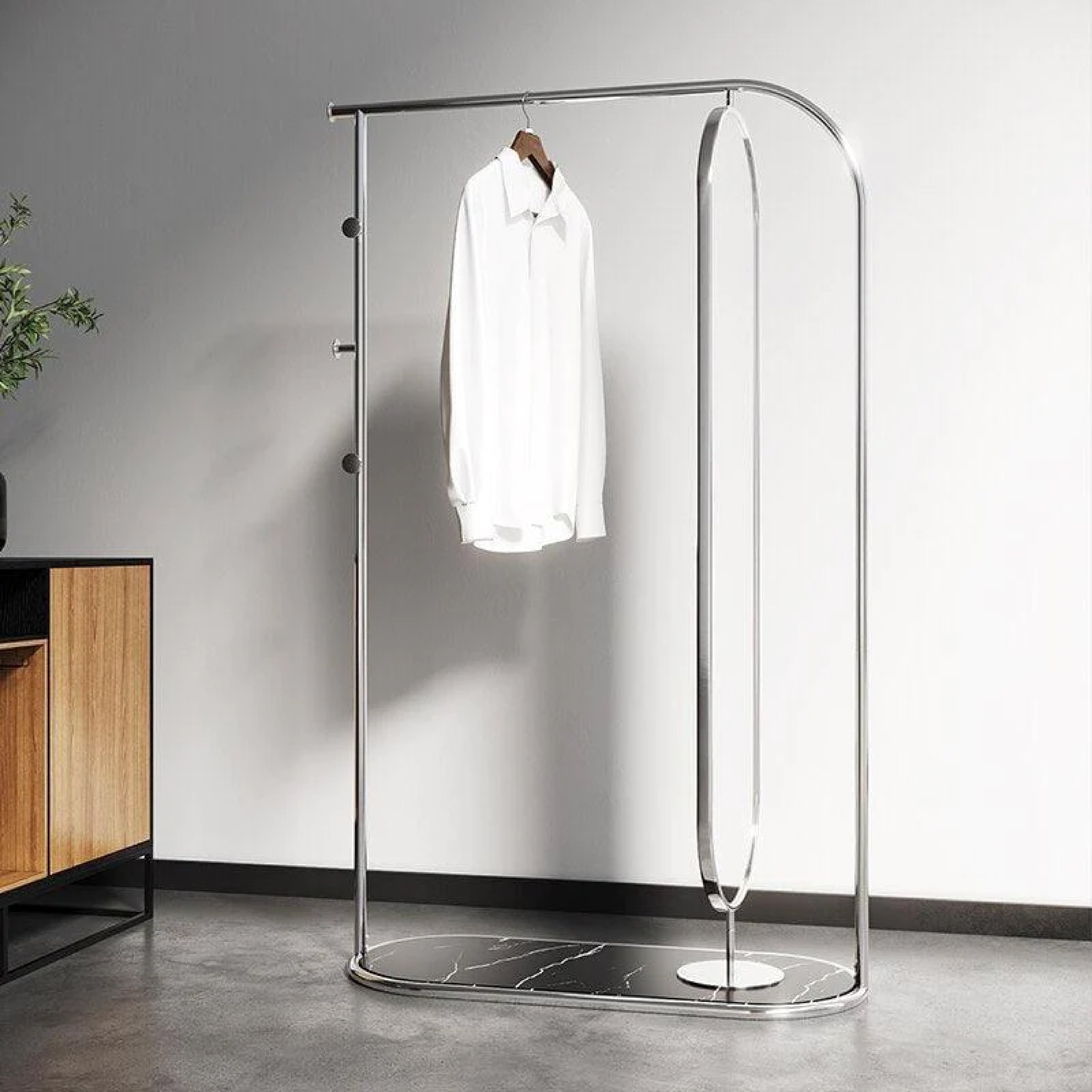 Commo Clothes Rack with Mirror